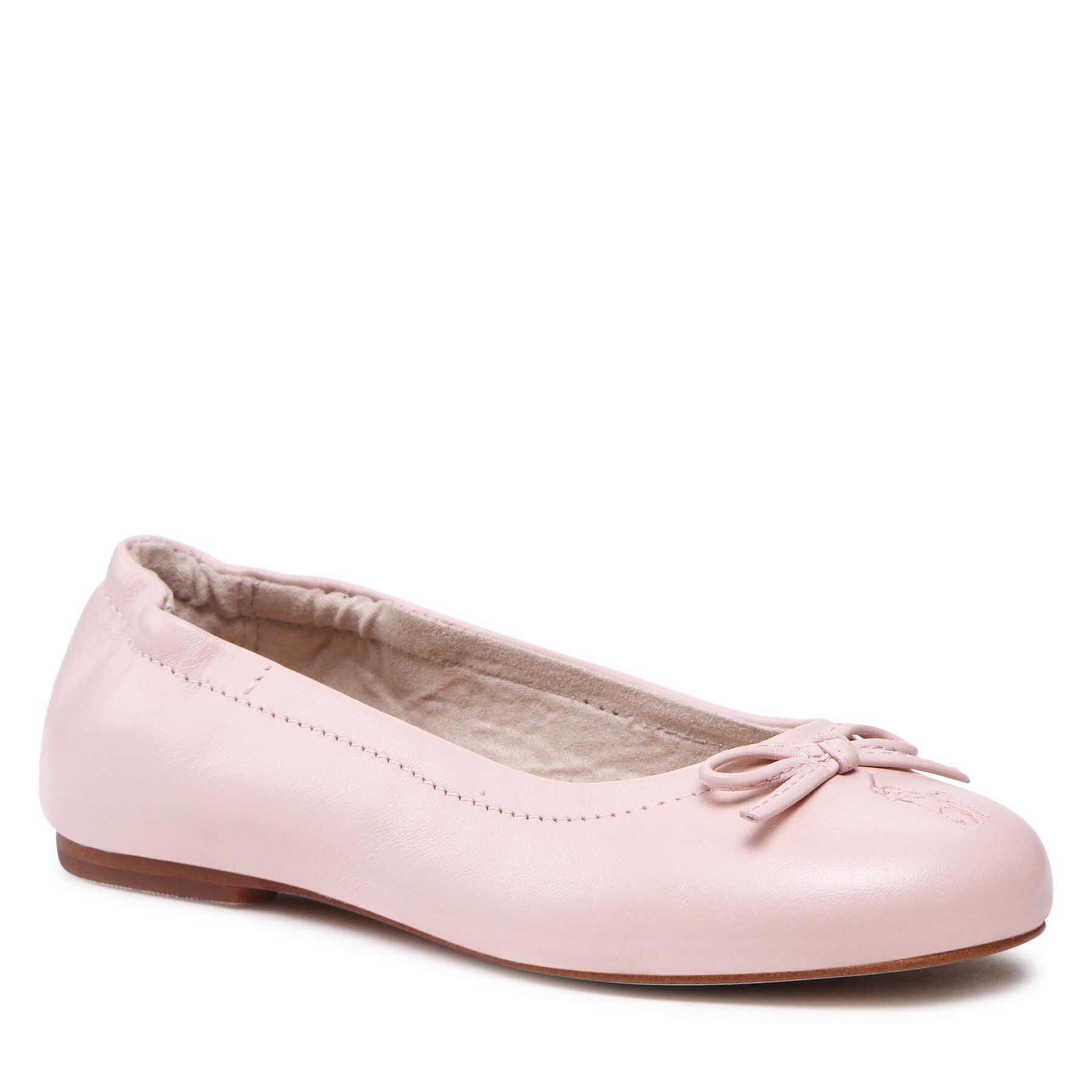 Balerini Polo Ralph Lauren Pony Ballet RF104210 Pink Leather