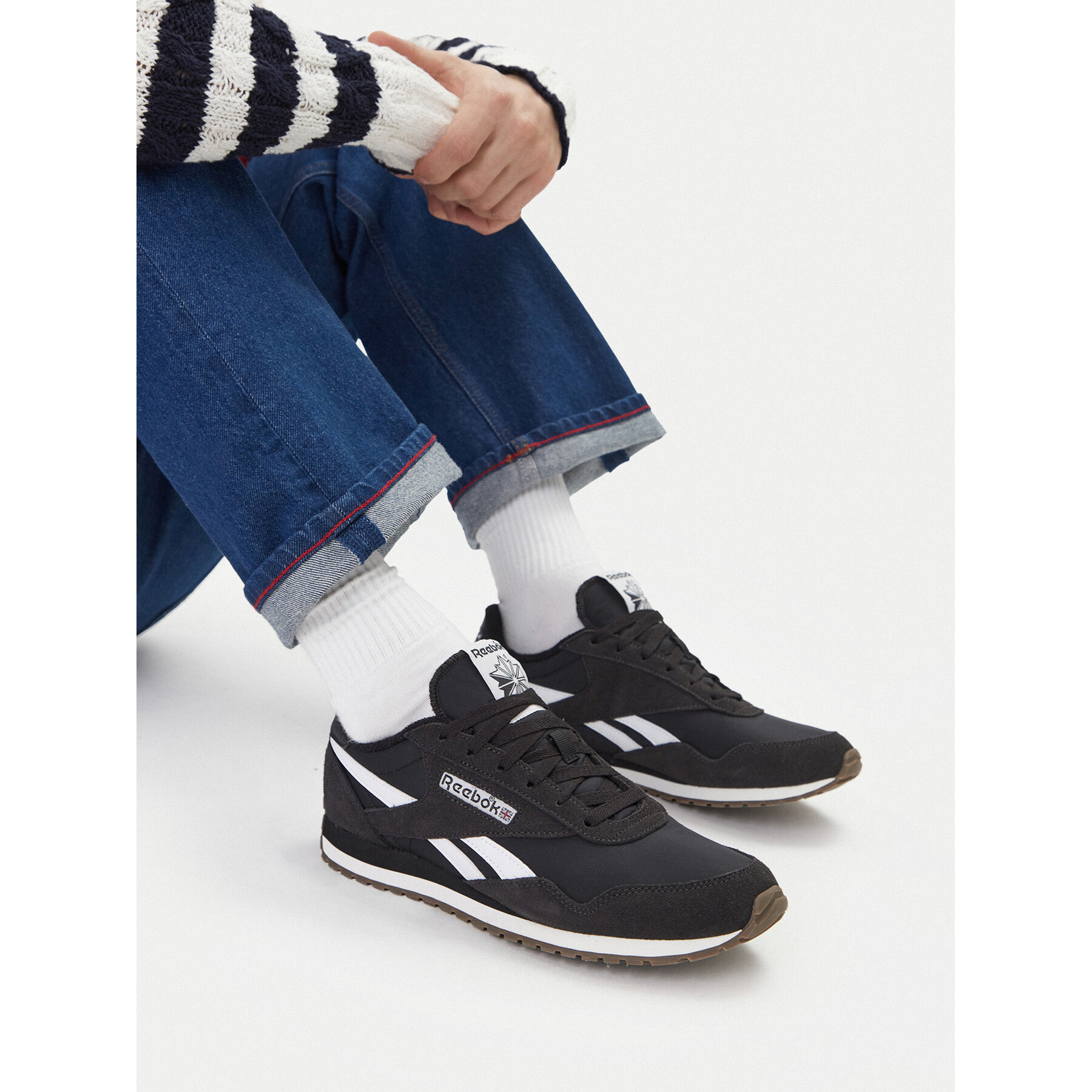 Sneakersy Reebok EO-CLASSIC AZ 100239547 Čierna