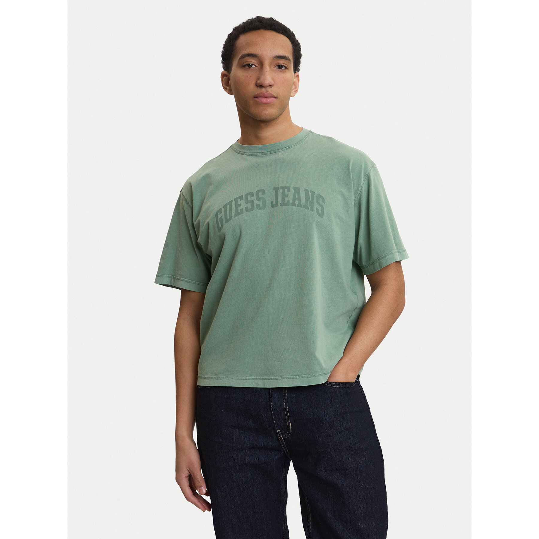 Guess T-shirt M6GIB6 K8FQ4 Zelena Regular Fit