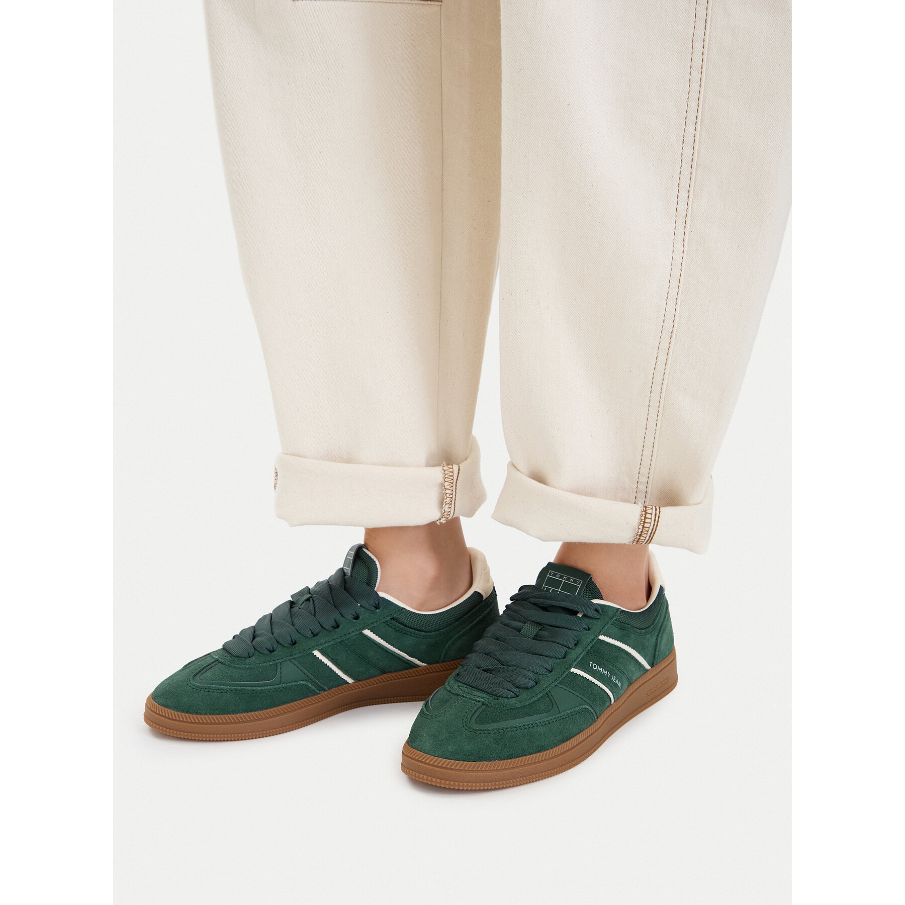 Αθλητικά Tommy Jeans The Greenwich Edge Suede EN0EN02924 Πράσινο