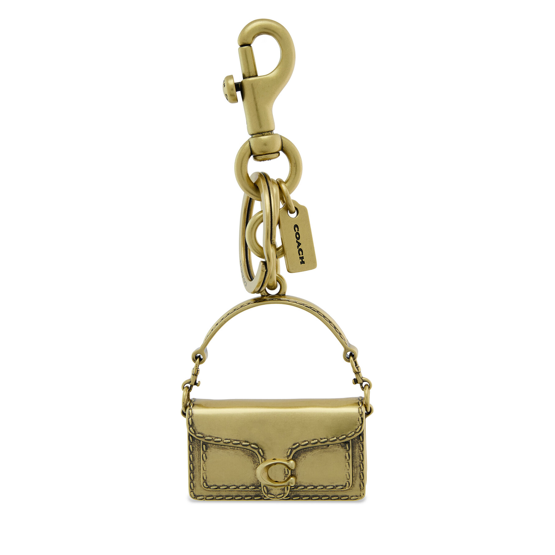 Portachiavi Coach Bag Charm CS246 Oro