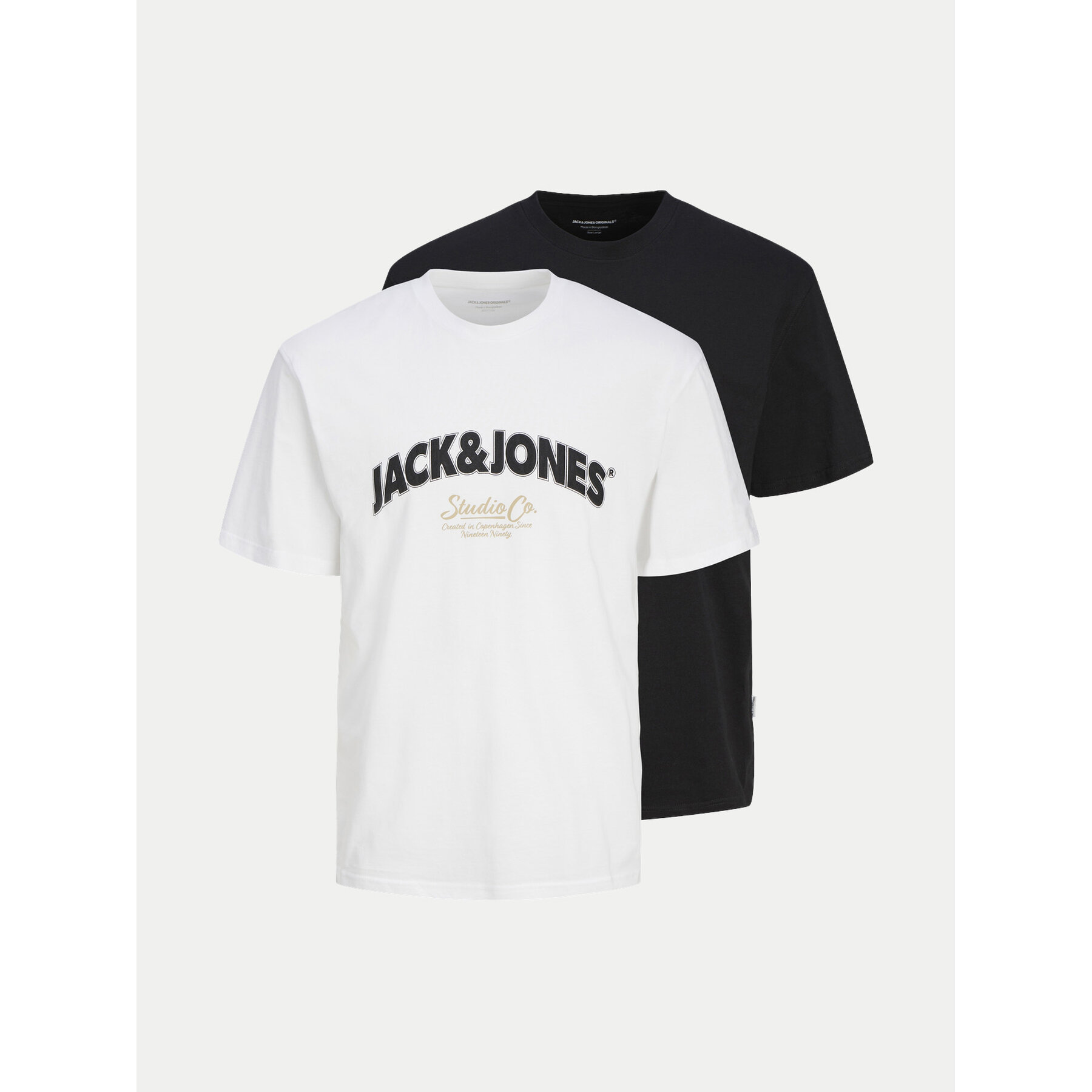Jack & Jones Set di t-shirt Bronx 12271571 Nero Relaxed Fit