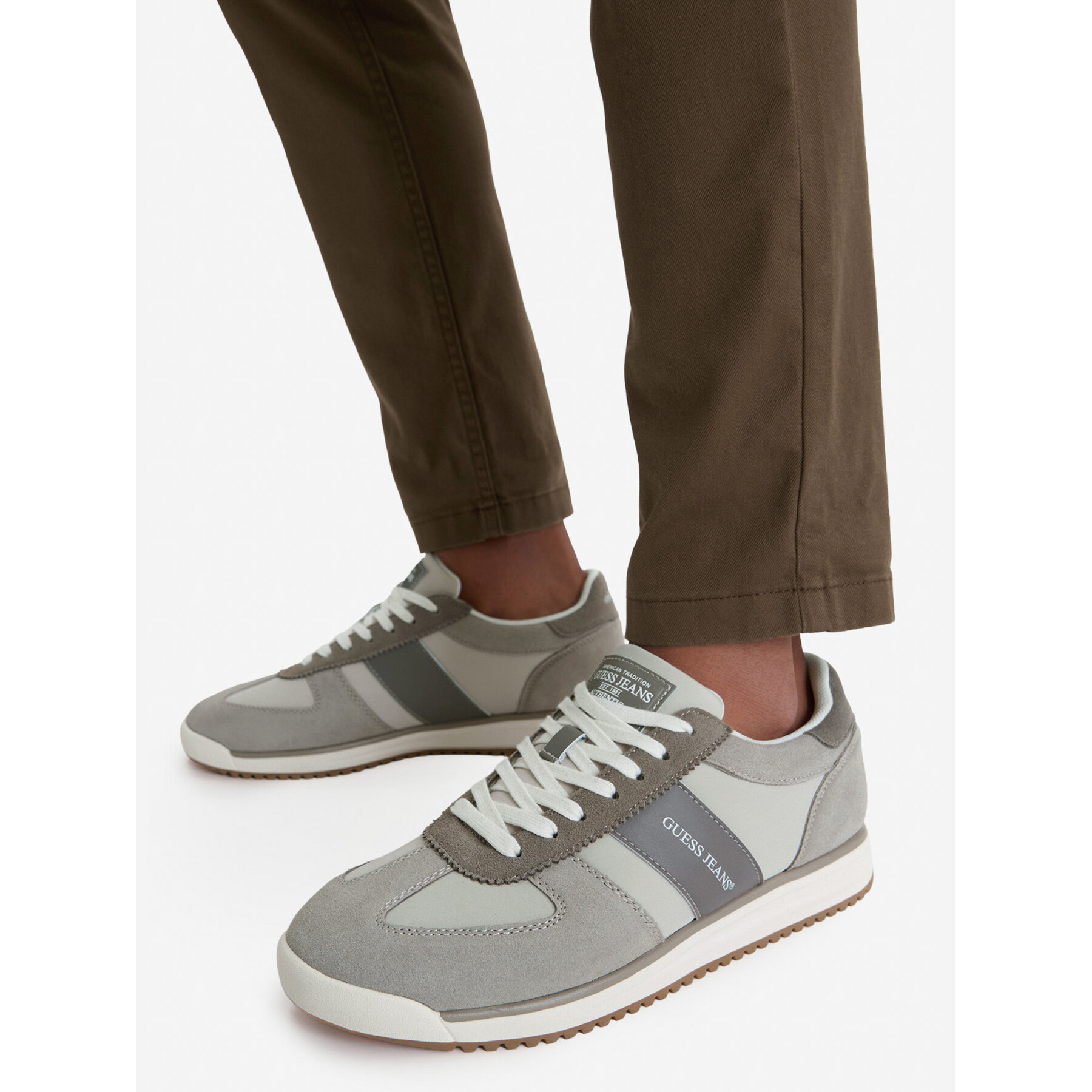 Tenisice Guess Jeans EO-DELAND-01 WE Siva