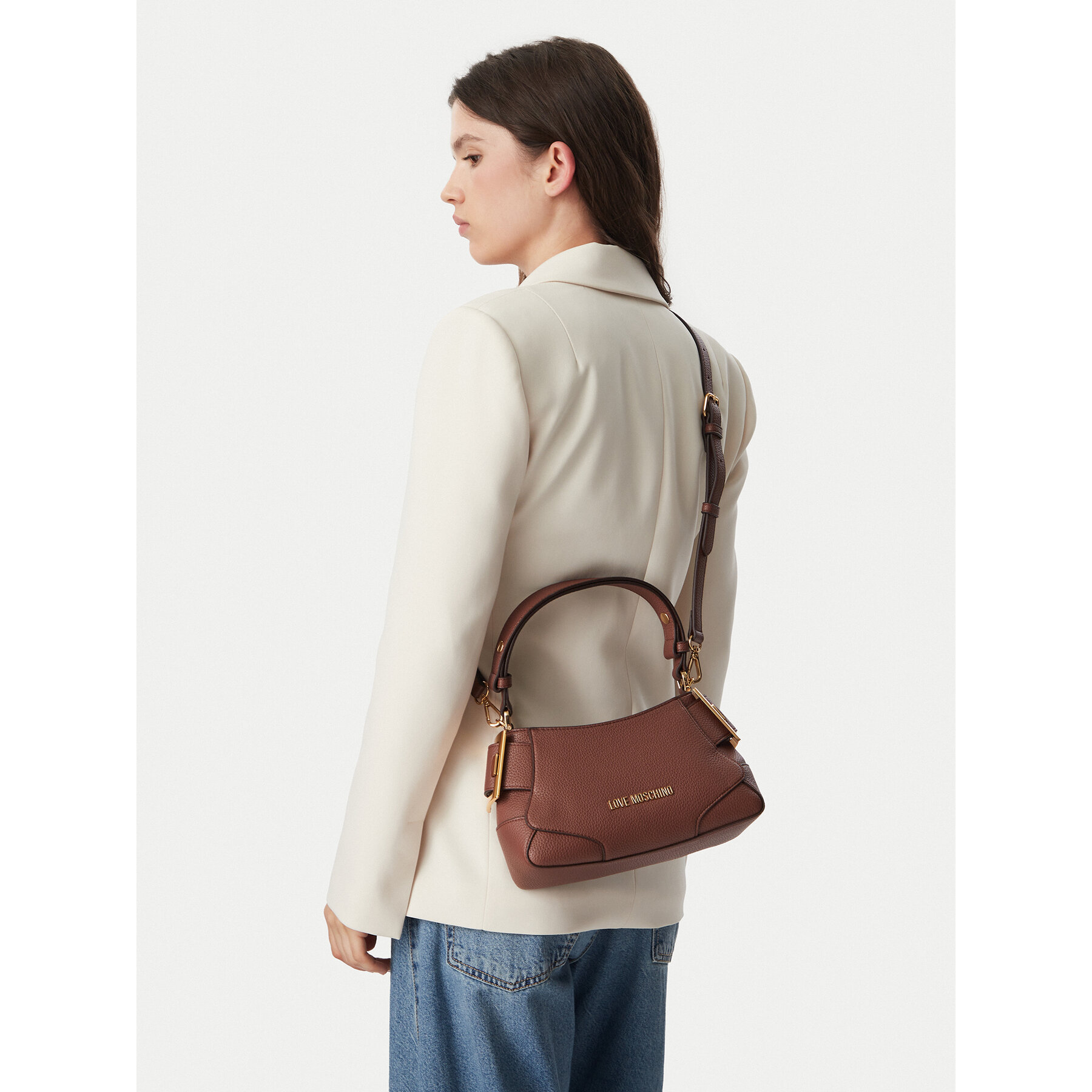 Torbica LOVE MOSCHINO JC4098PP1PLT1200 Smeđa