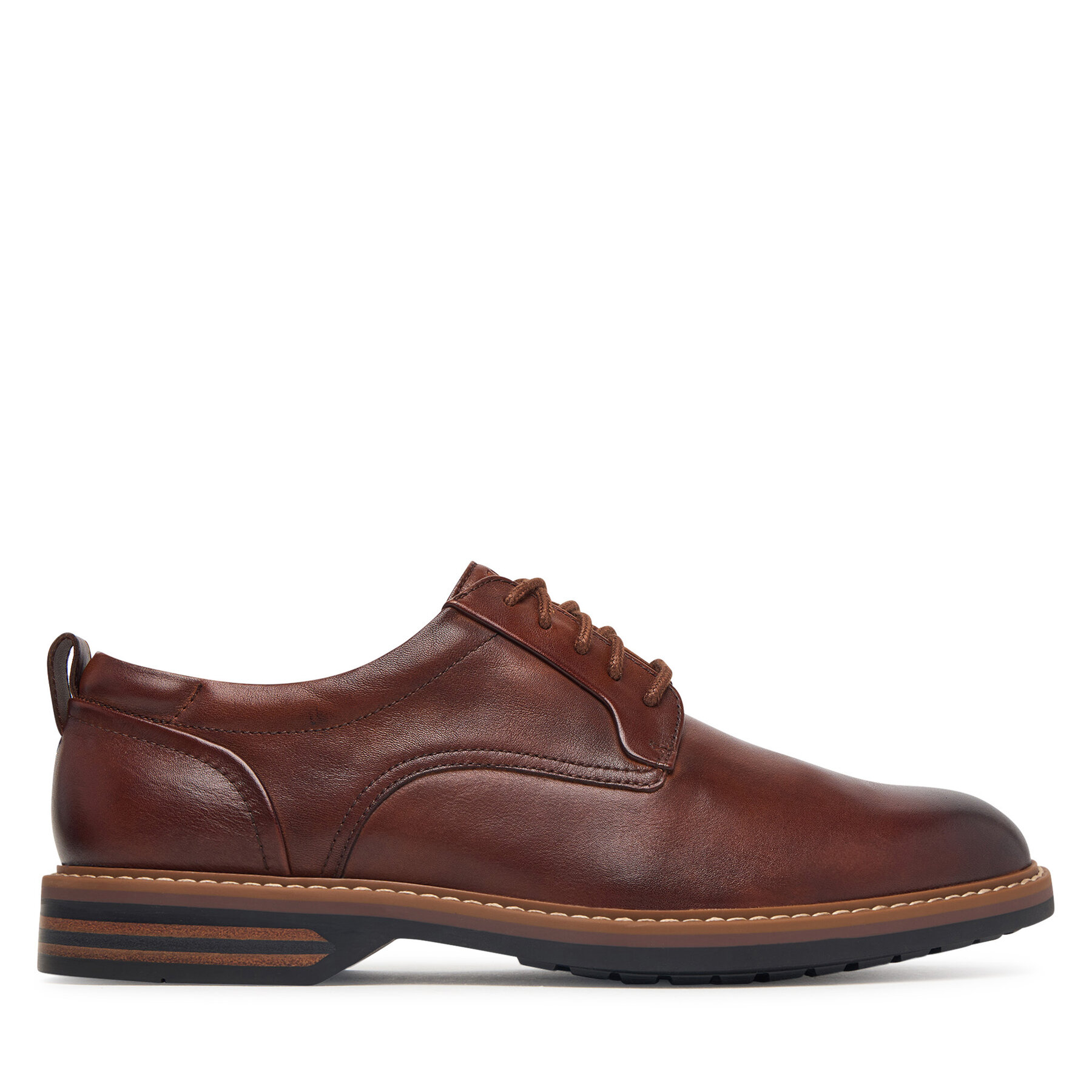Cipele Clarks Aldwin2 Derby 26320300 Smeđa