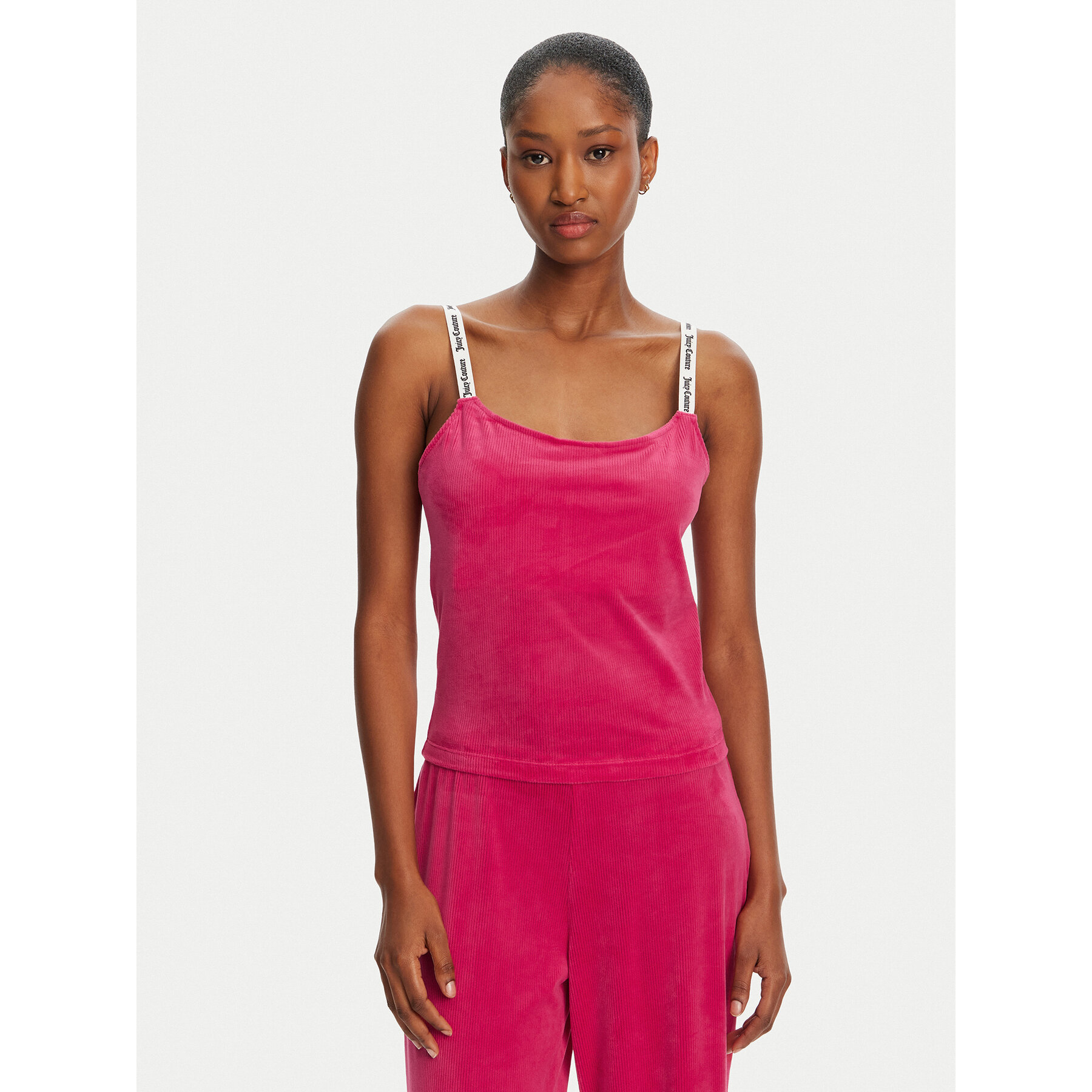 Juicy Couture Top Elina JCLCT125501 Rosa Slim Fit