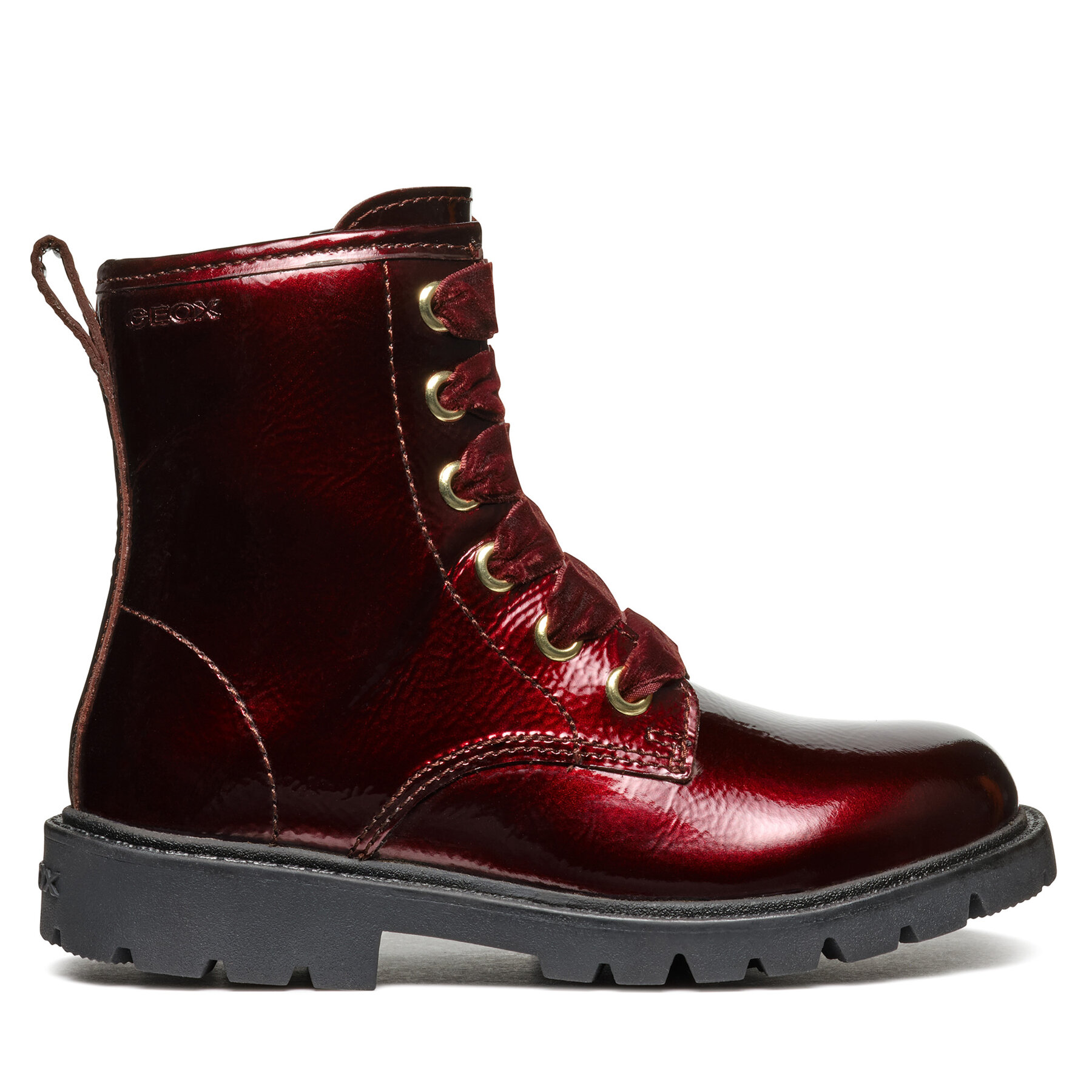 Čižmy Geox J Shaylax Girl J46EXA 00067 C7005 D Bordová