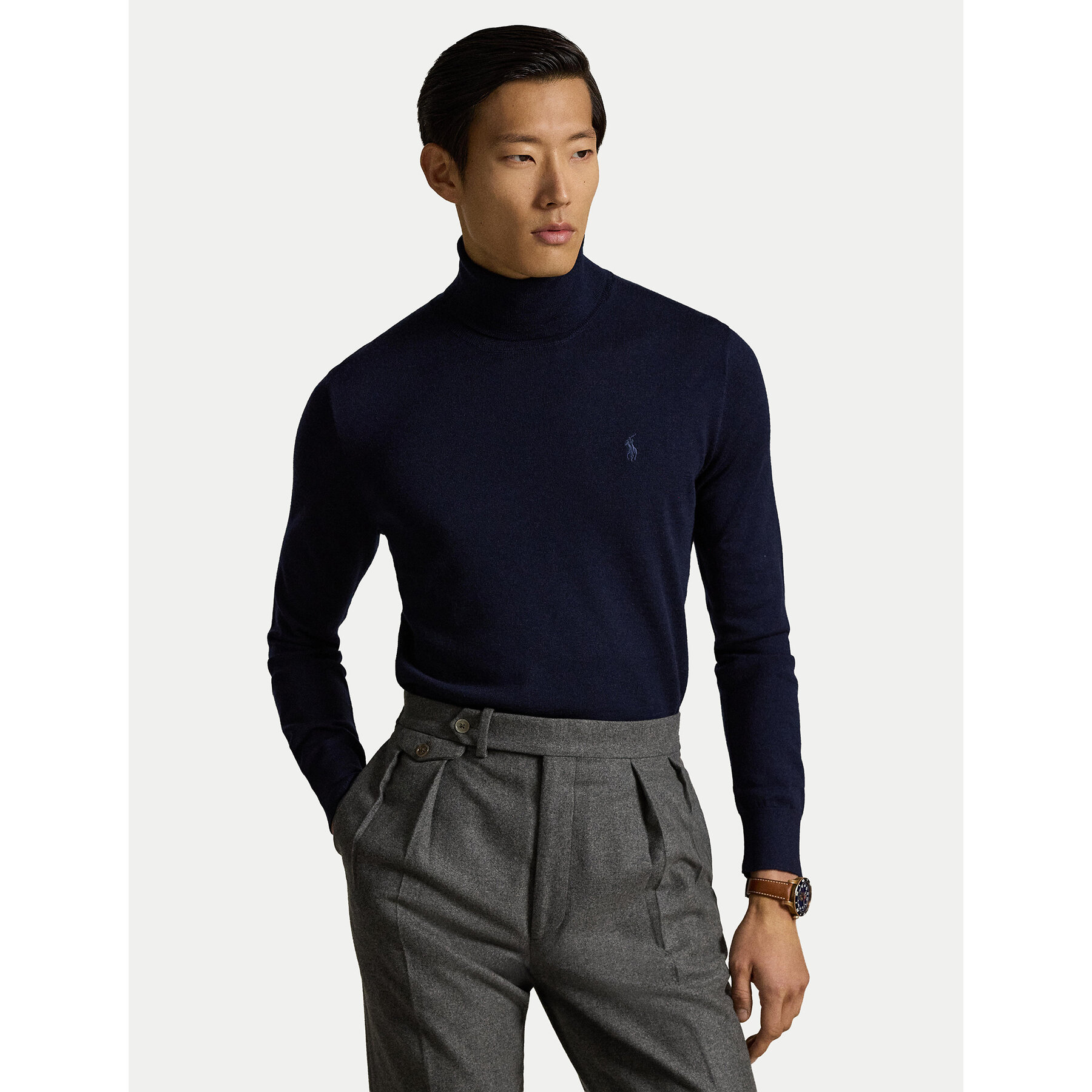 Polo Ralph Lauren Rollkragenpullover 710946145001 Dunkelblau Regular Fit