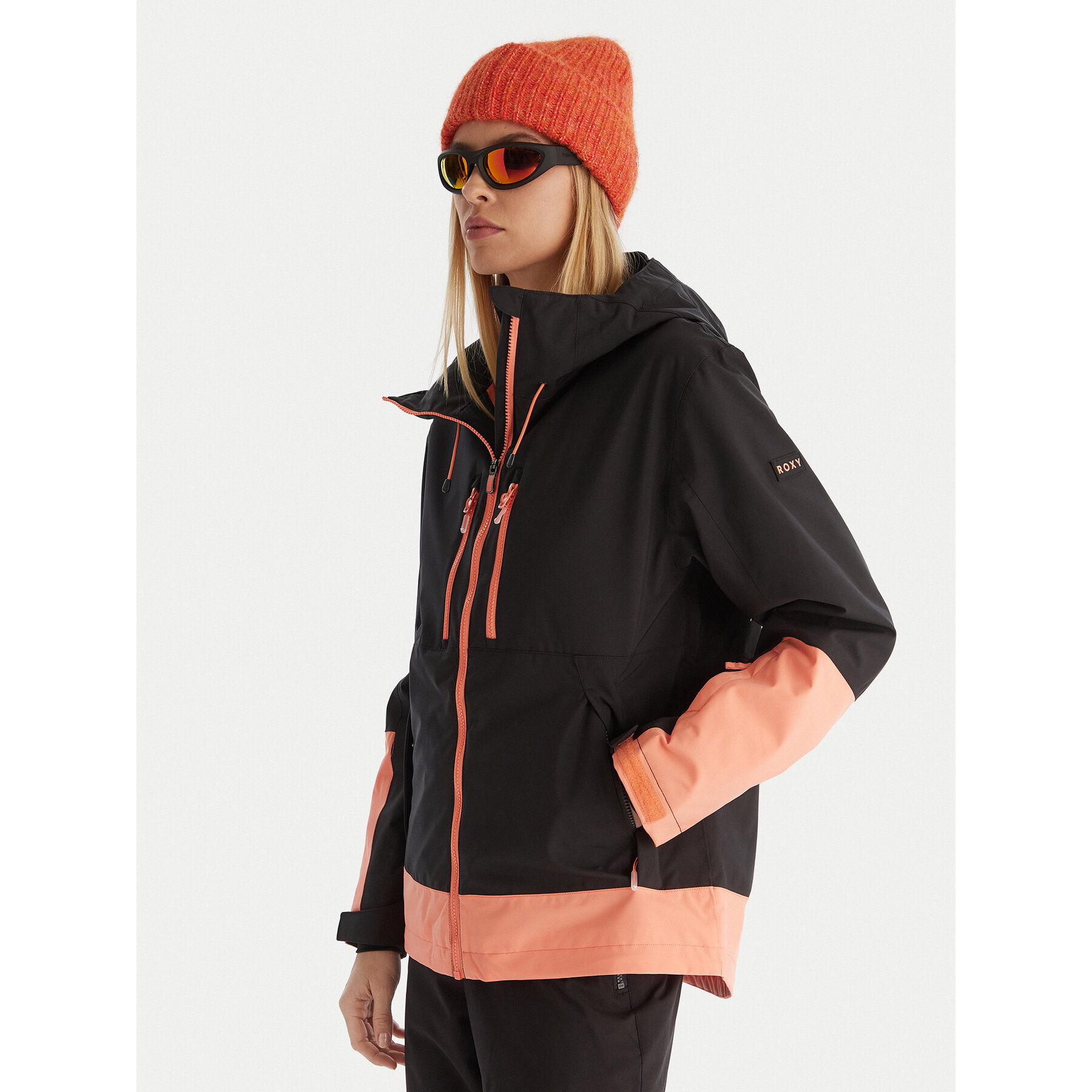 Roxy Skijacke Upwards JK ERJTJ03521 Schwarz Regular Fit