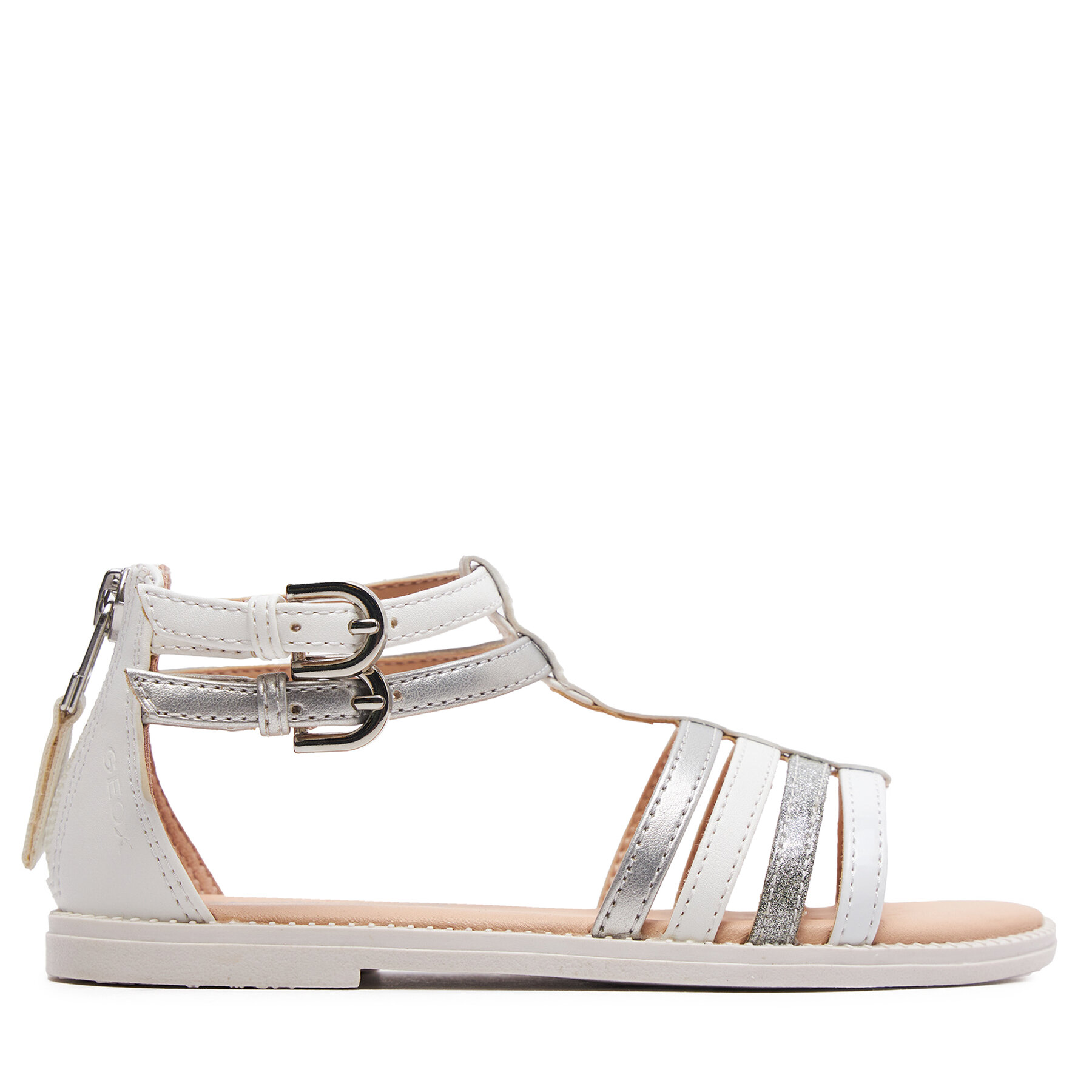 Geox Σανδάλια Geox J Sandal Karly Girl J7235D 054AJ C1Z1N S Λευκό