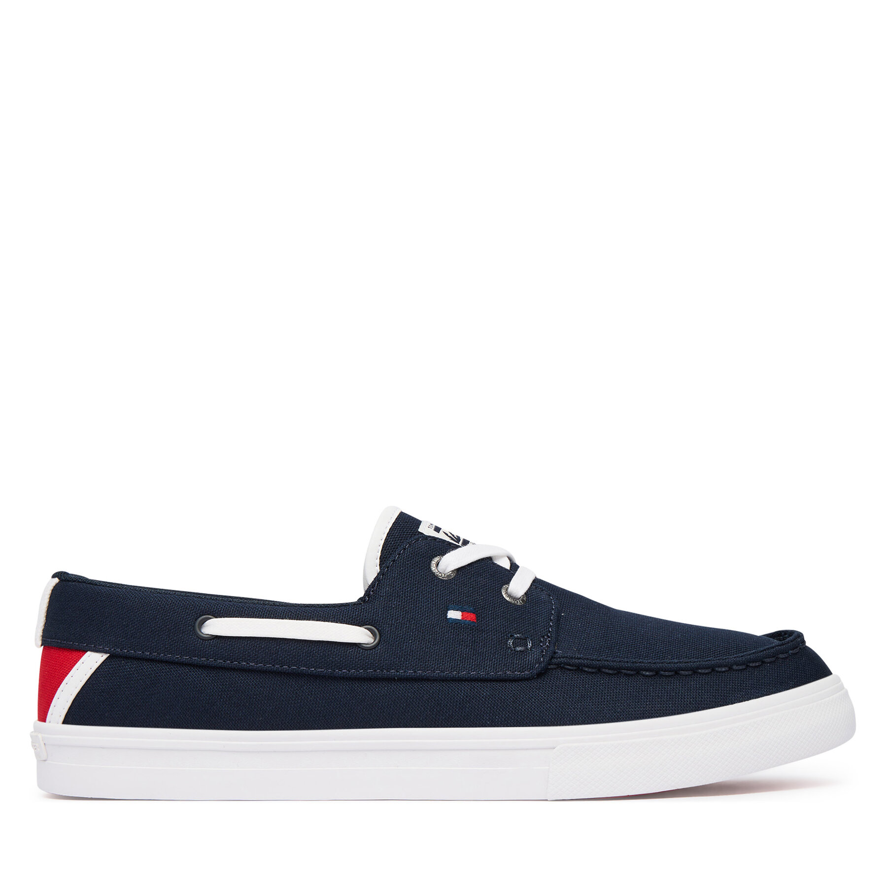 Гуменки Tommy Hilfiger Th Boat Vulc Sneaker Canvas FM0FM05877 Тъмносин