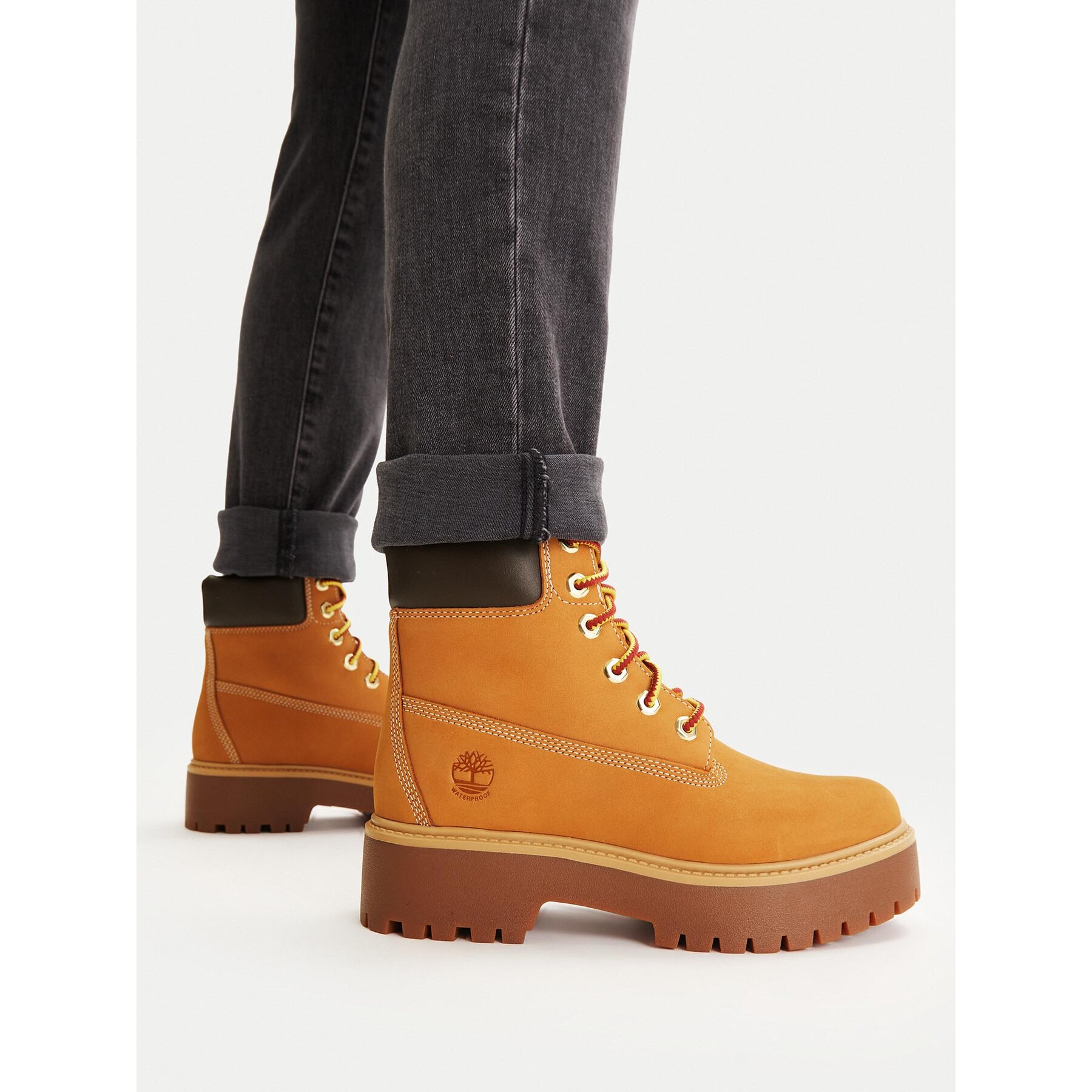 Outdoorová obuv Timberland Stone Street 6In Wp TB0A5RJD2311 Hnedá