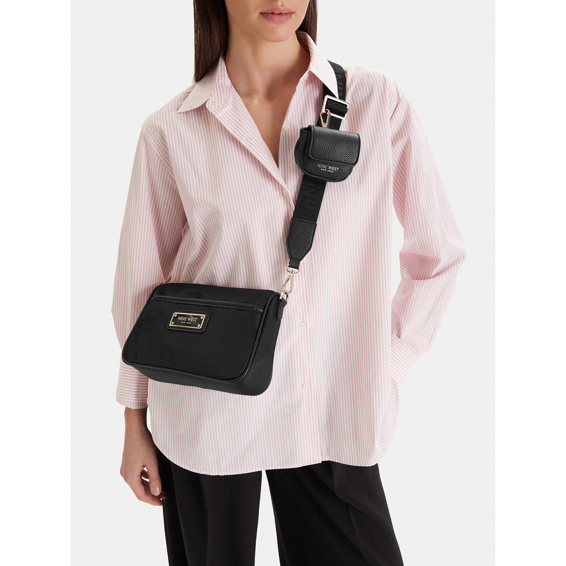 Τσάντα Nine West CEO-Marisse-LA374-4707 Μαύρο