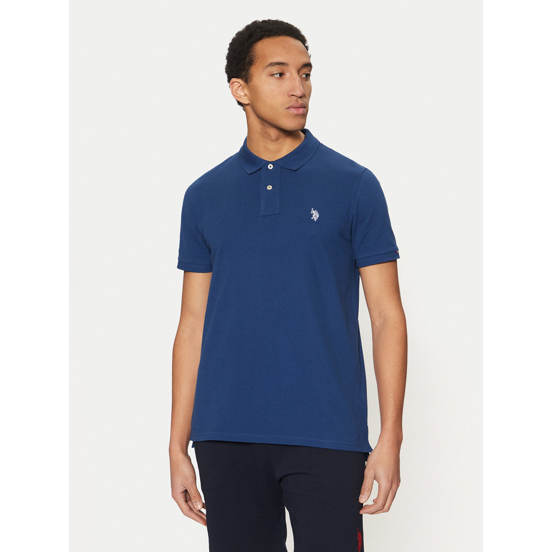 U.S. Polo Assn. Pólóing MUP3312 Sötétkék Regular Fit