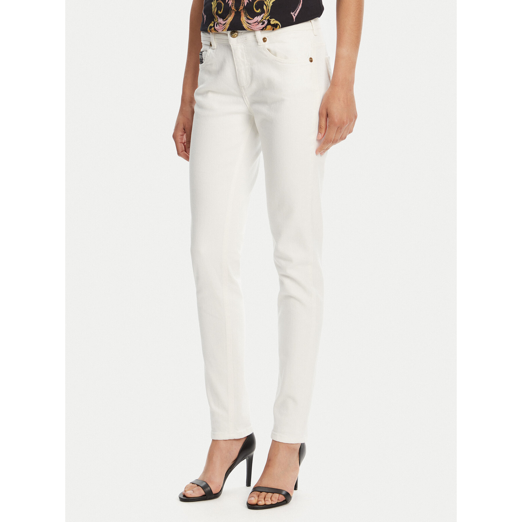 Versace Jeans Couture Jeans 78HAB5K1 Weiß Skinny Fit