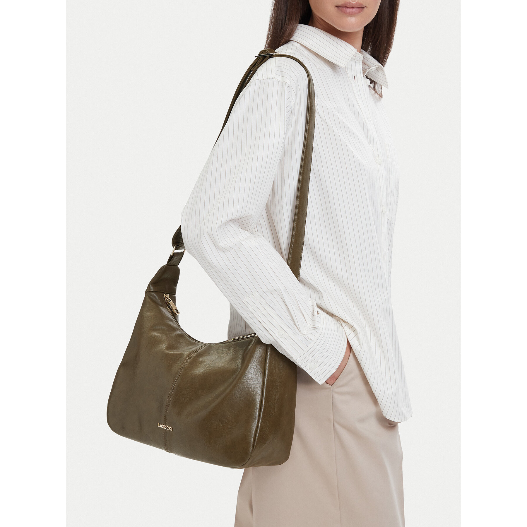 Geantă Lasocki CEO-LSK-L-015-10 Kaki