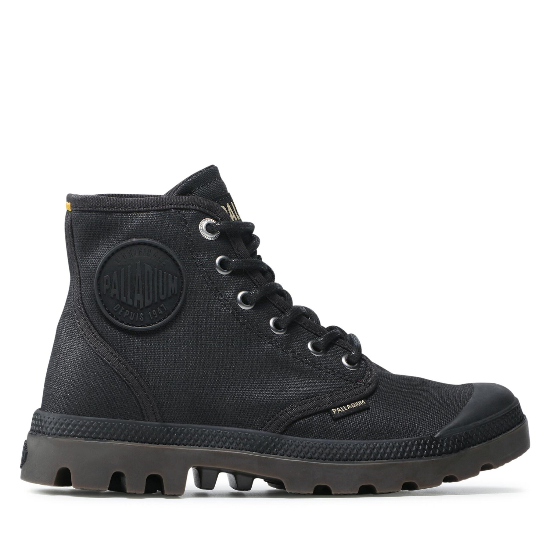 Unisex Outdoorová obuv Palladium, Rozmer: 36, Čierna, Pampa Hi Wax U 77222-008-M
