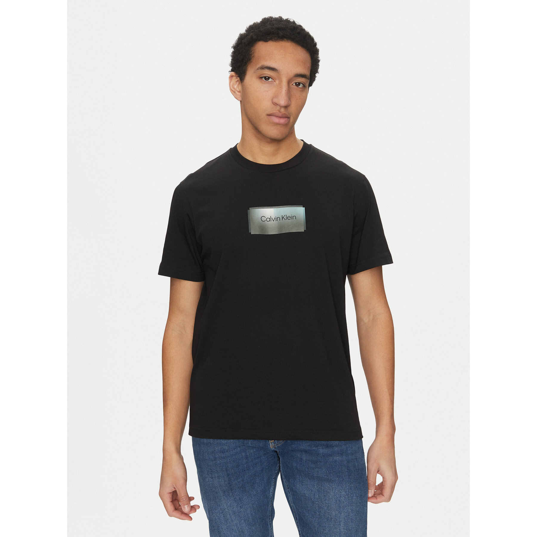 Calvin Klein Póló K10K114174 Fekete Regular Fit
