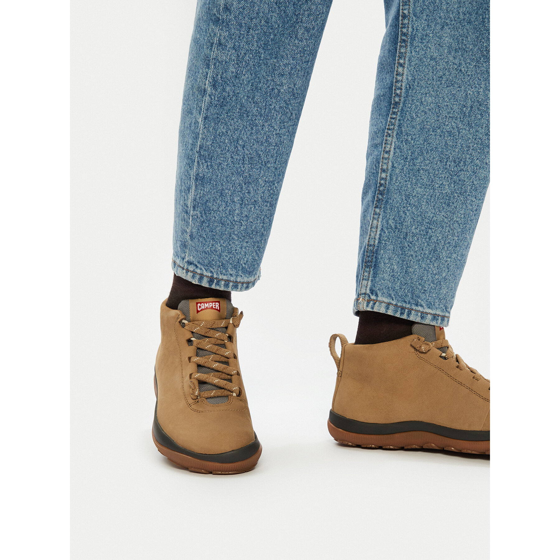 Kotníková obuv Camper Peu Pista GORE-TEX K400481-021 Hnědá