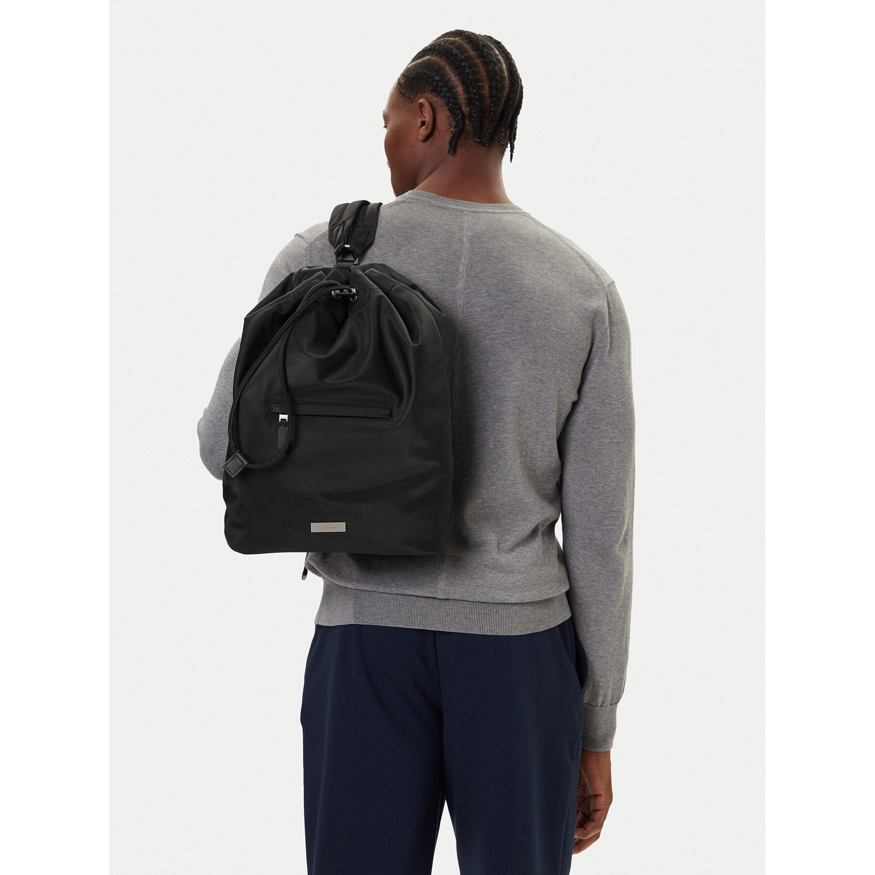 Zaino Calvin Klein Sleek Drawstring Sling LV04D3145G Nero