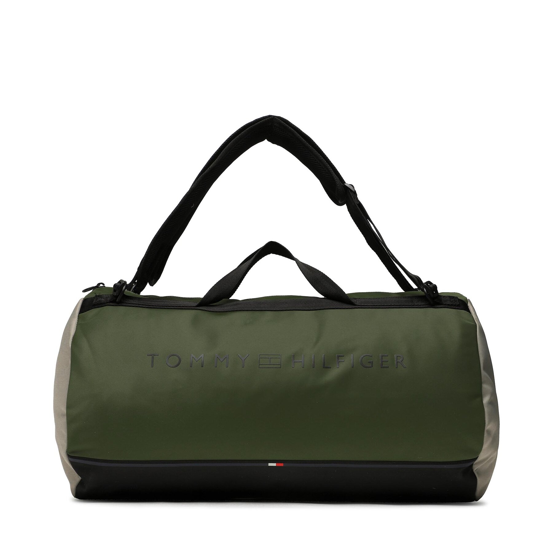 Väska Tommy Hilfiger Th Urban Essential Barrel Bag AM0AM10918 Grön