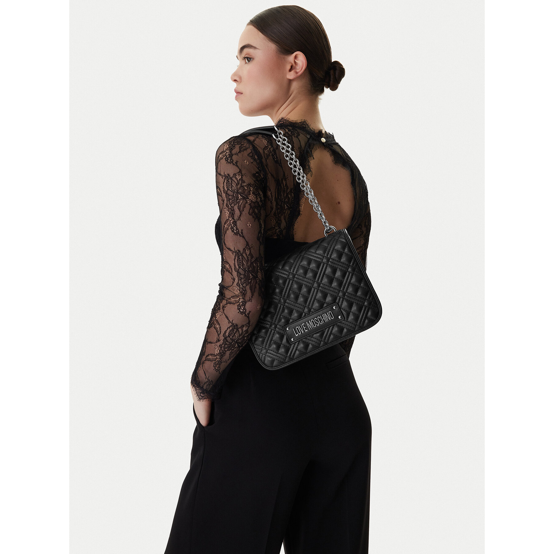 Geantă LOVE MOSCHINO JC4000PP1OLA000B Negru