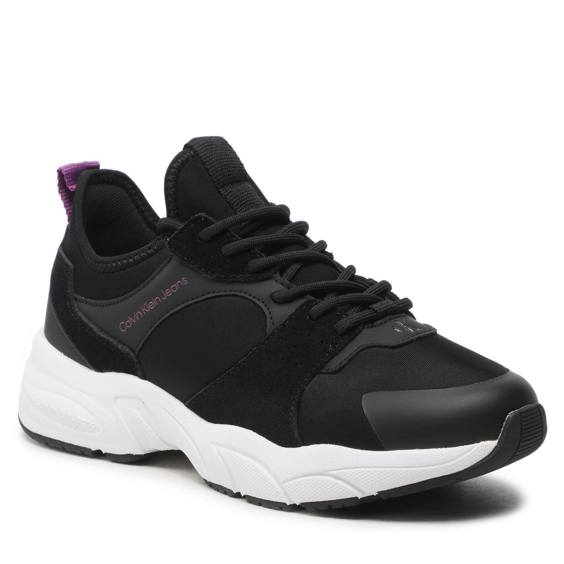 Calvin Klein Jeans Retro Tennis Sock W YW0YW00892 Black/Amethyst 00Y – Сникърси