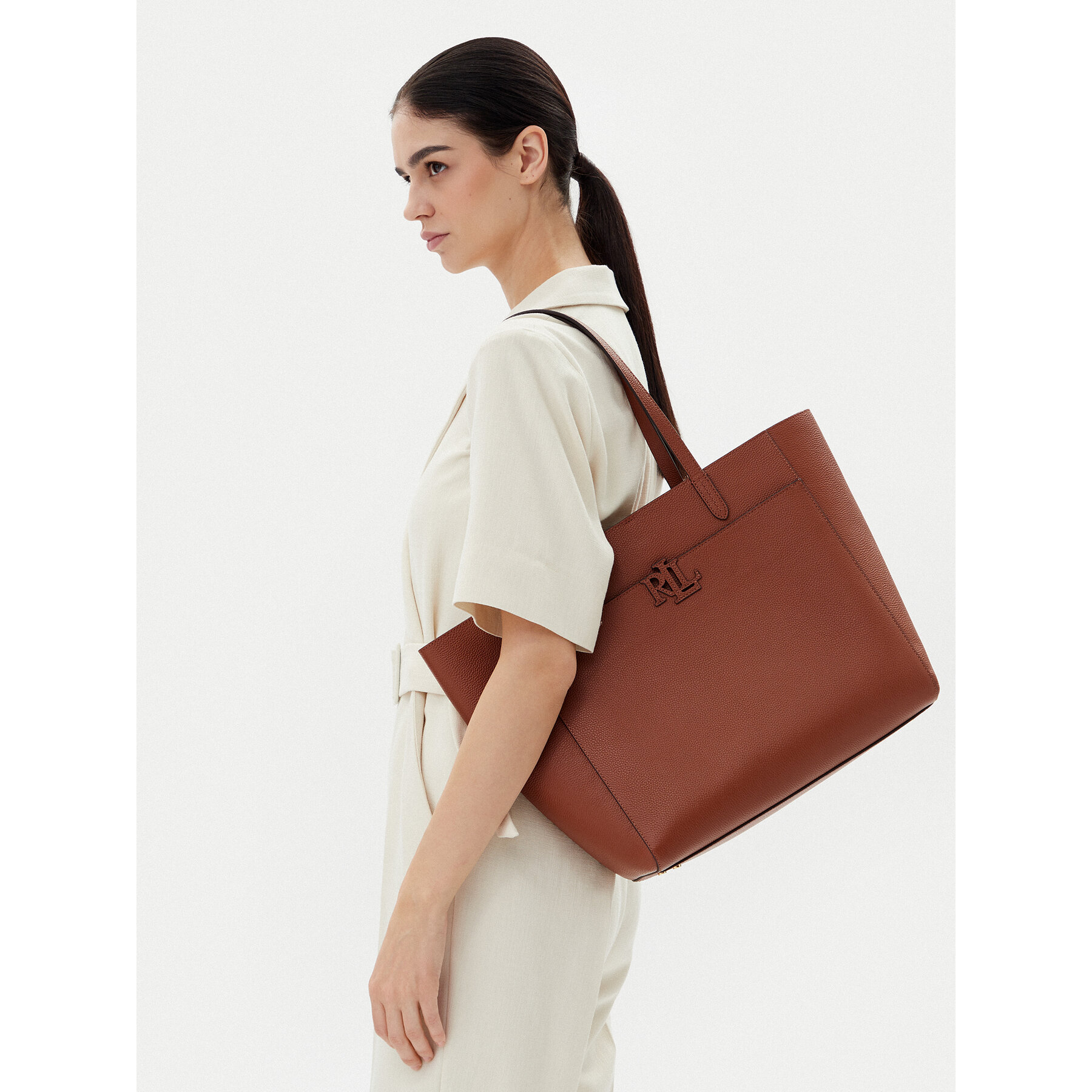 Torbica LAUREN RALPH LAUREN 431960183001 Smeđa