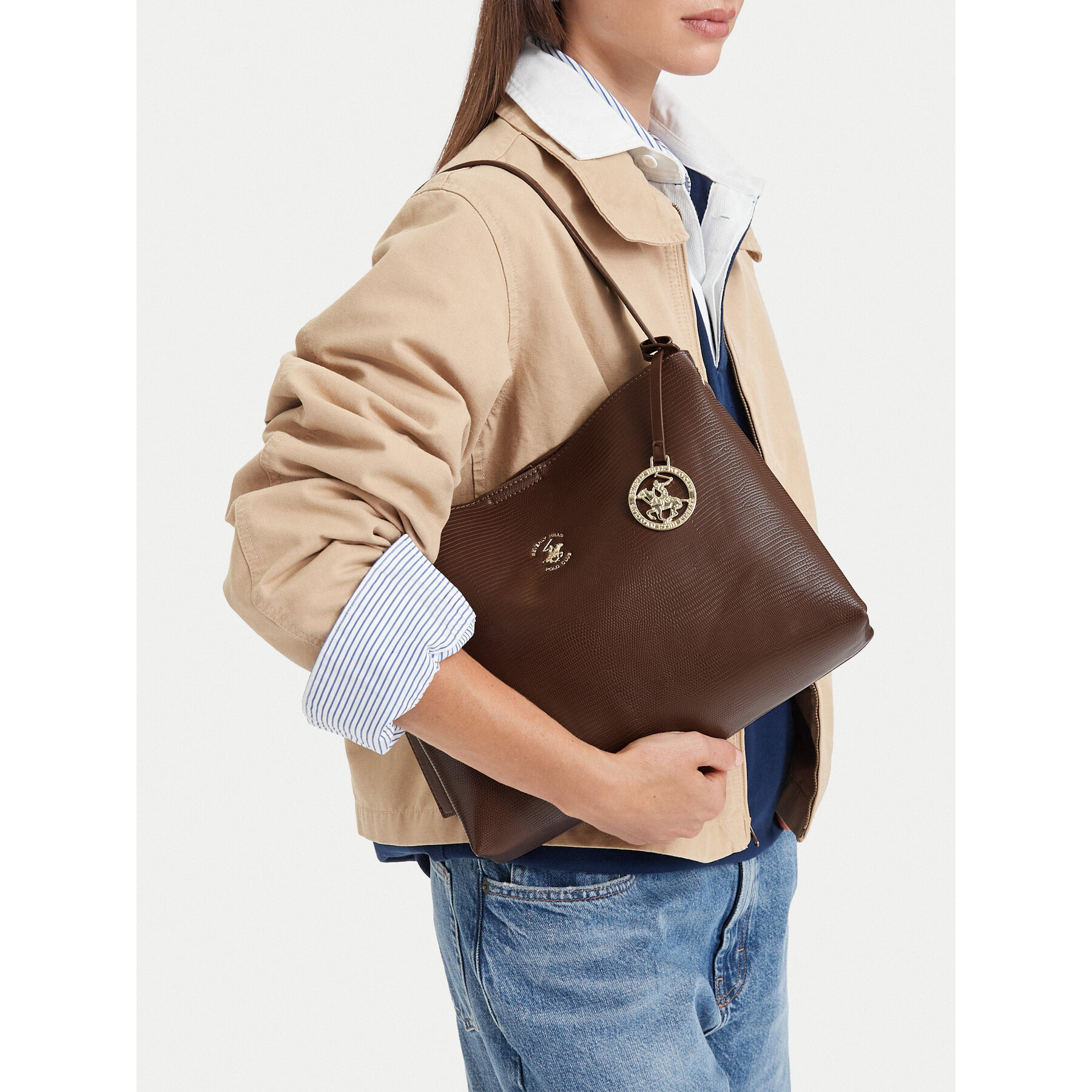 Torbica Beverly Hills Polo Club BHPC-W-04-A23 Smeđa