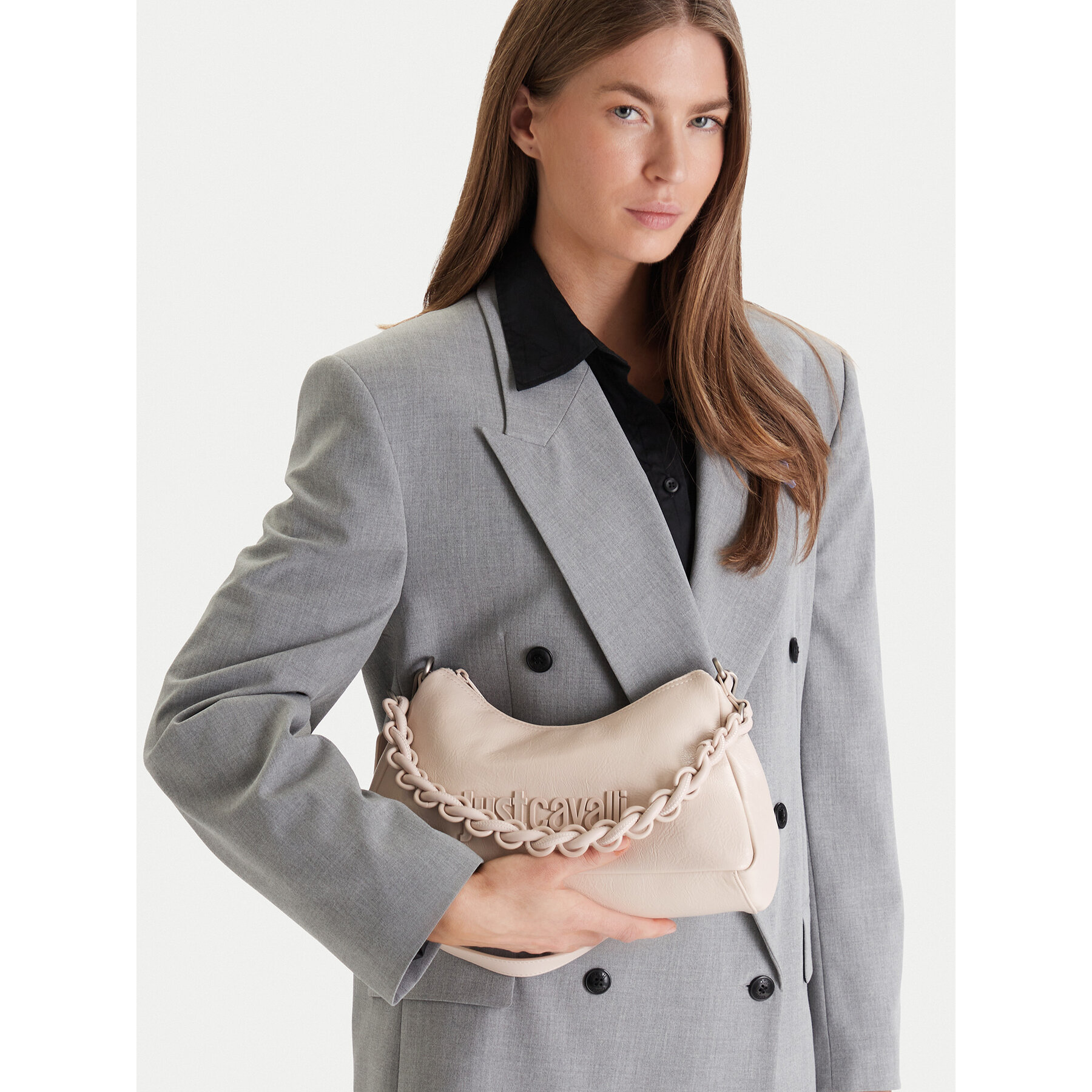Torbica Just Cavalli 80RA4BC4 ZSD86 Krem