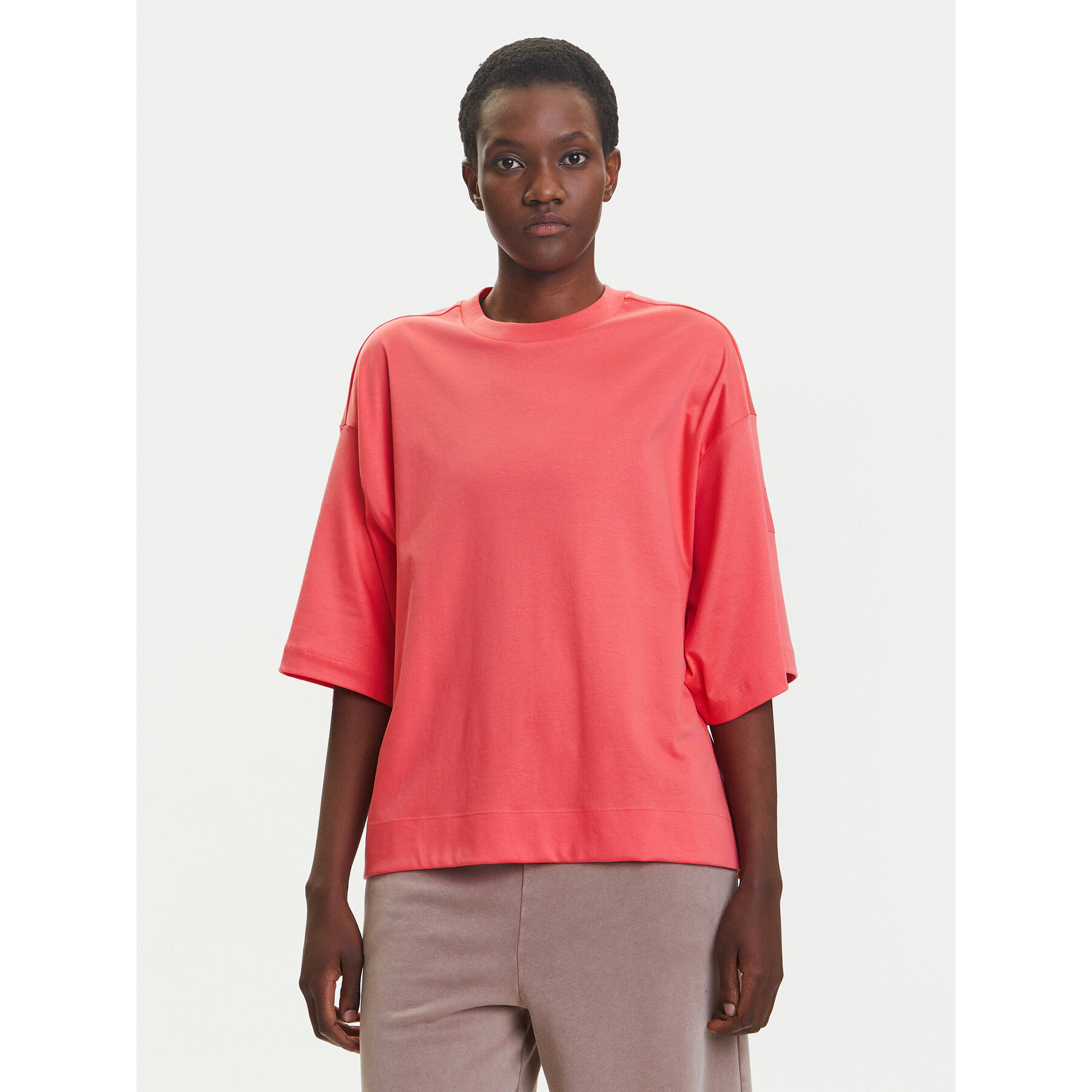 adidas T-Shirt ALL SZN Soft Lux KD9769 Κοραλλί Loose Fit