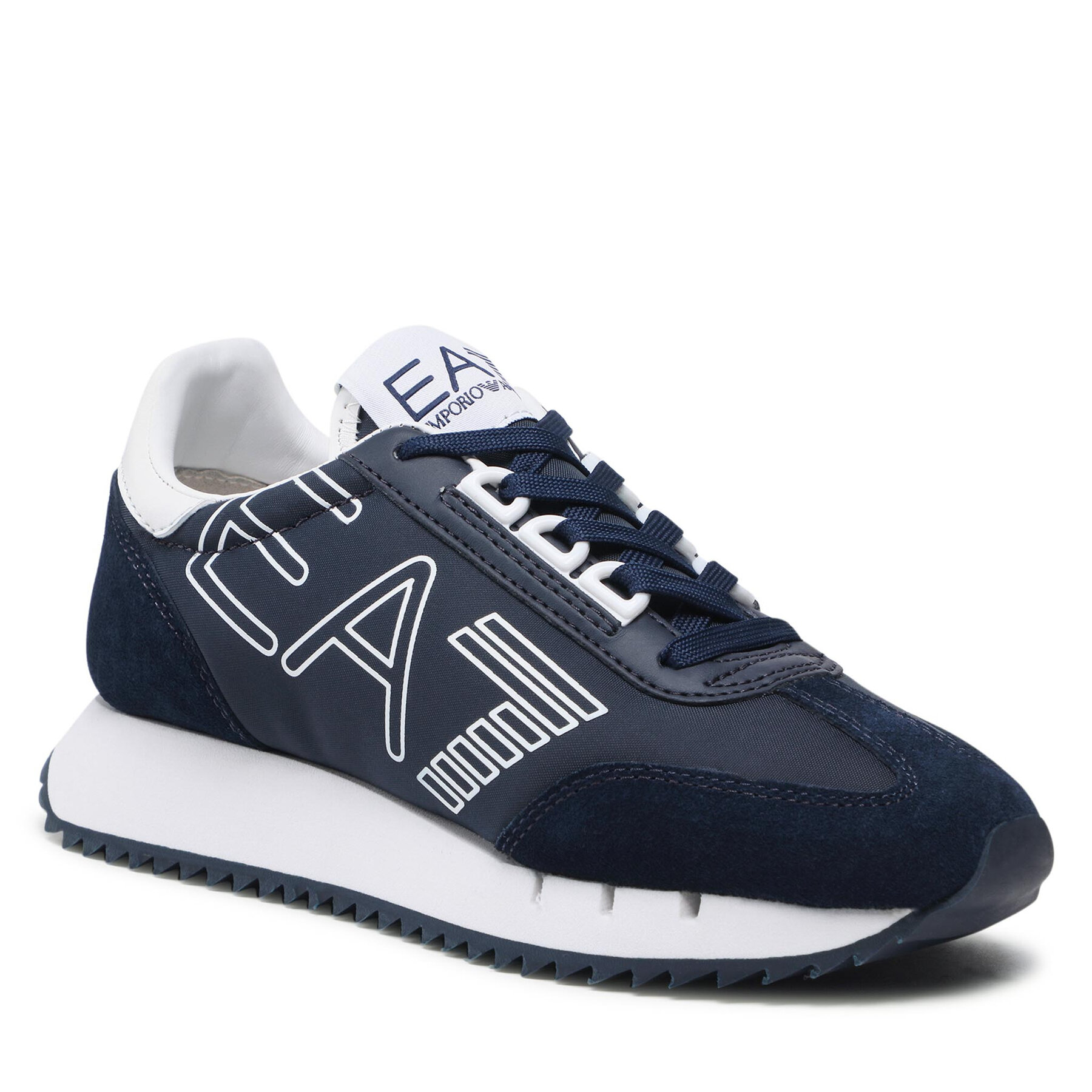 Ea7 Emporio Armani Sneakers X8x101 Xk257 N527 Navy/White Dunkelblau 45_13