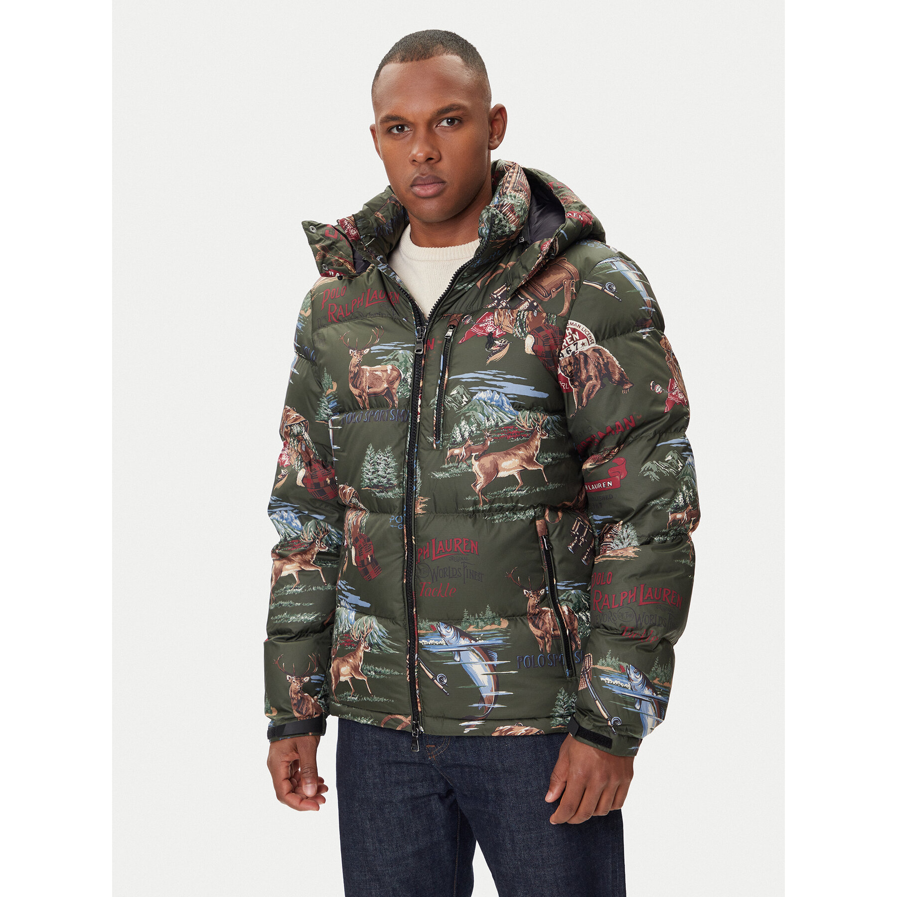 Polo Ralph Lauren Daunenjacke 710977071001 Grün Regular Fit