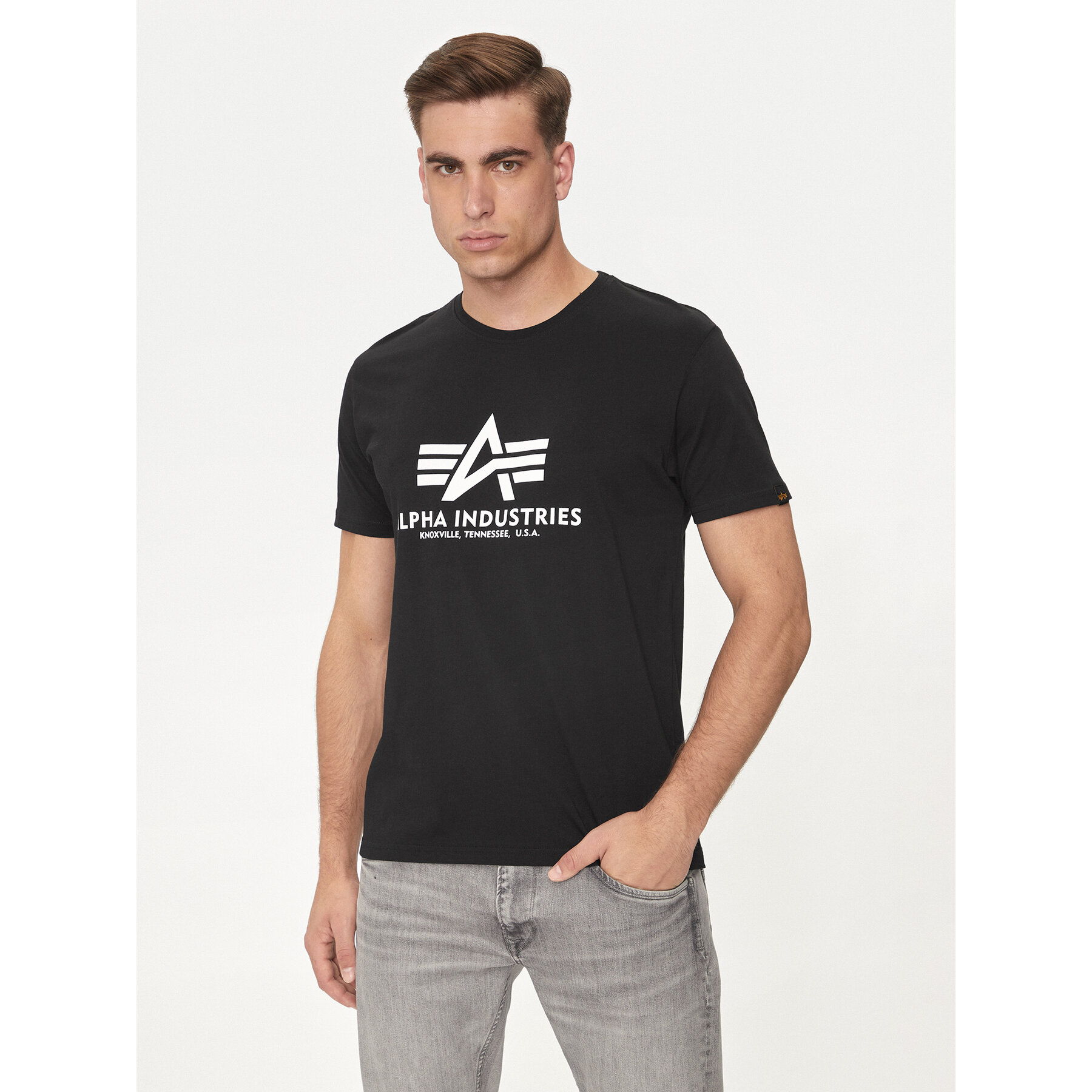 Alpha Industries Alpha Industries Σετ 2 T-Shirts Basic 106524 Λευκό Regular Fit