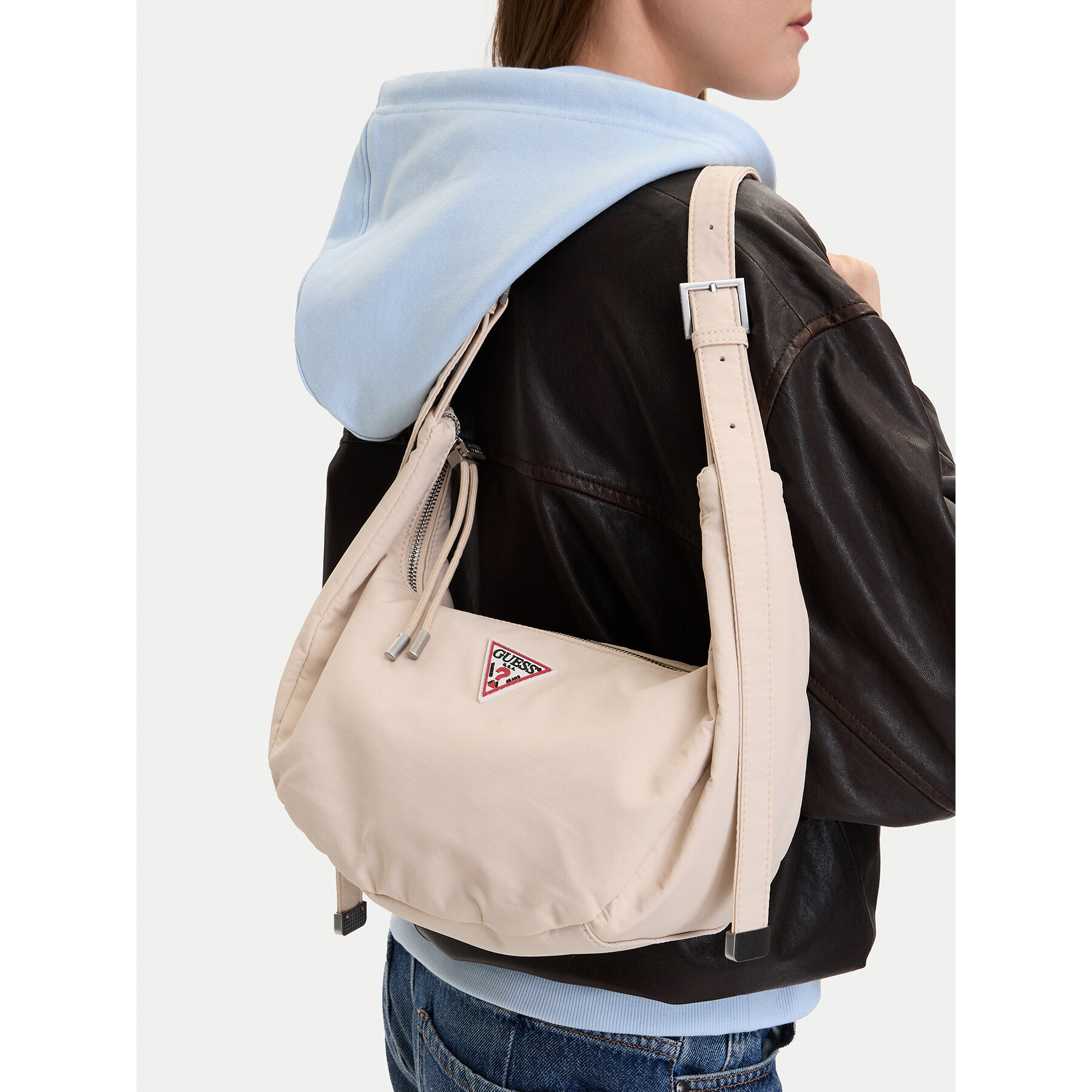 Torbica Guess Jeans CWBEO-GUESS-XC-008-10 Svijetlo bež