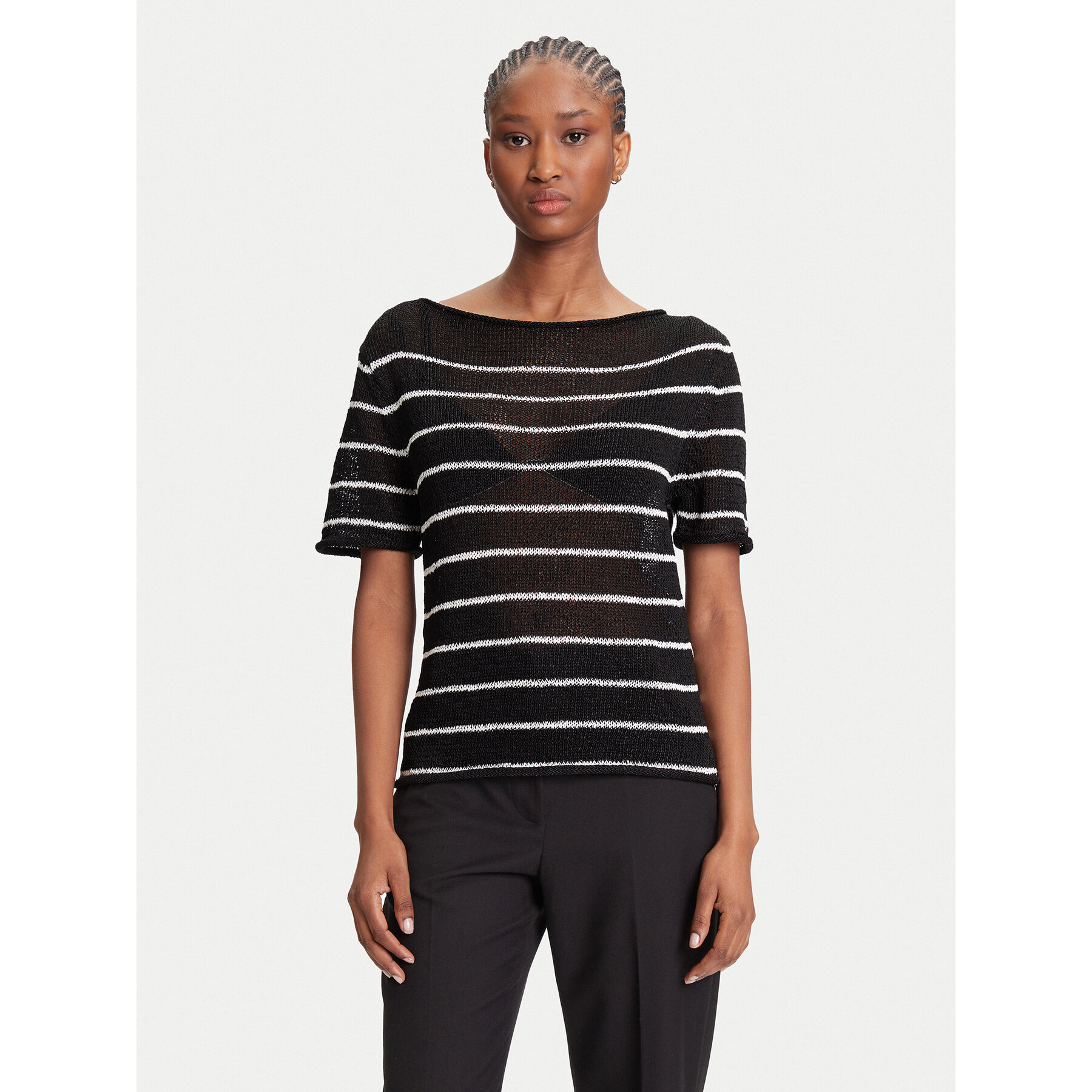 Tommy Hilfiger Pullover WW0WW46522 Schwarz Regular Fit