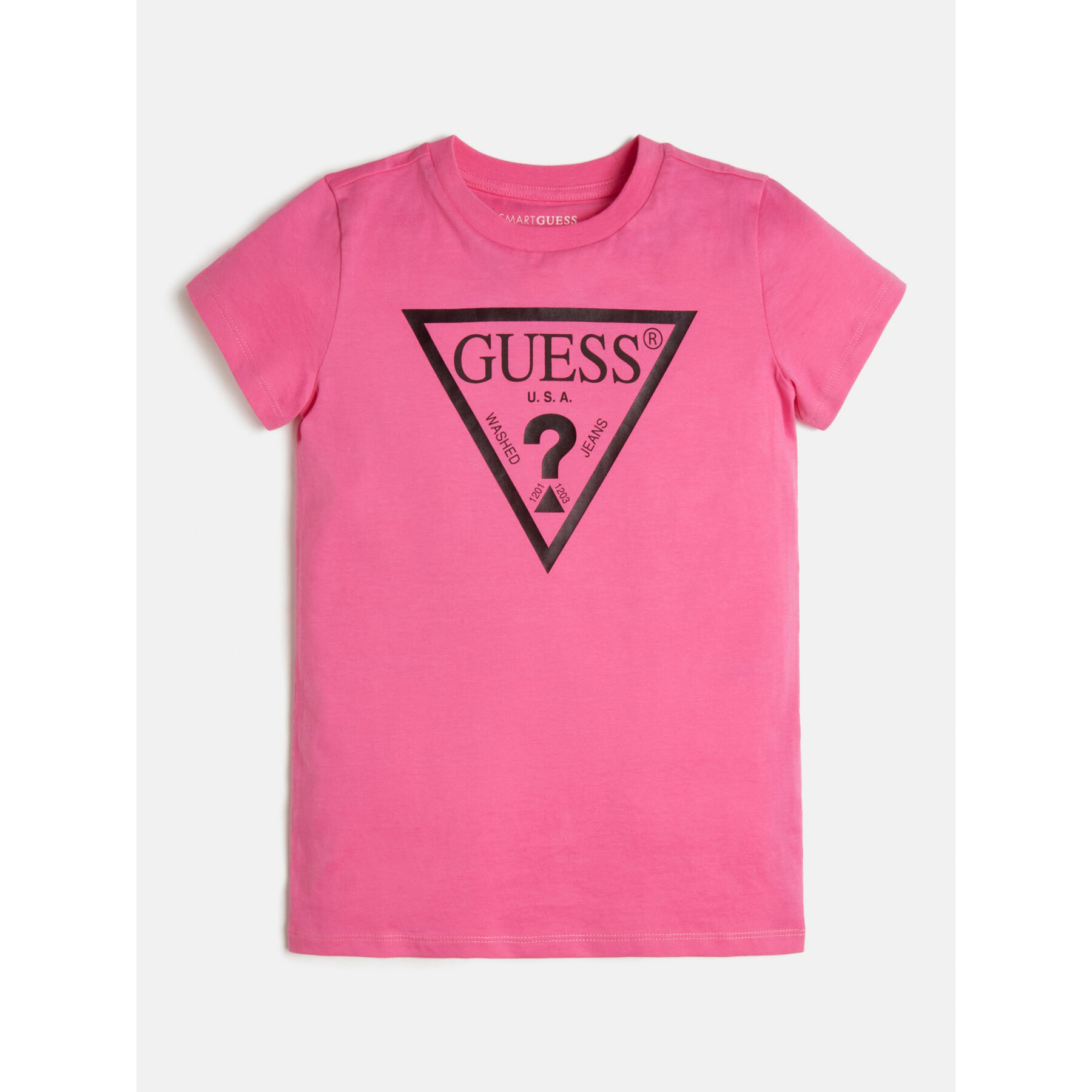 Guess T-Shirt J73I56 K8HM0 Ροζ Regular Fit