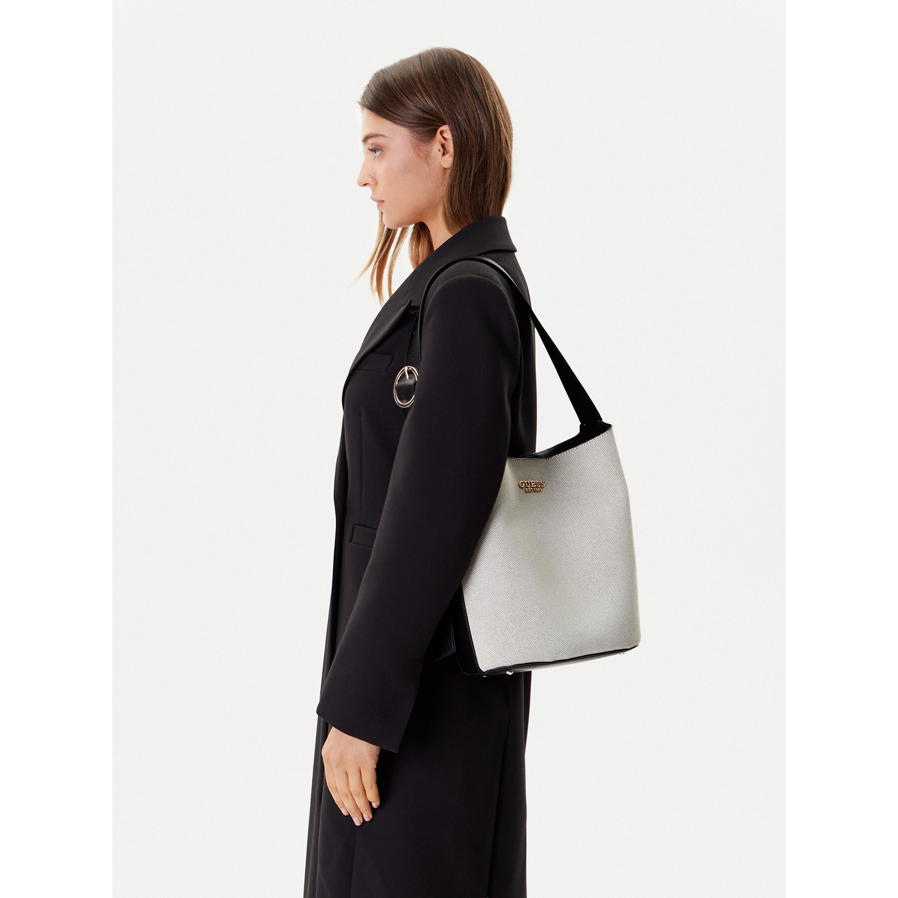 Дамска чанта Guess HWAG96 62040 Бежов