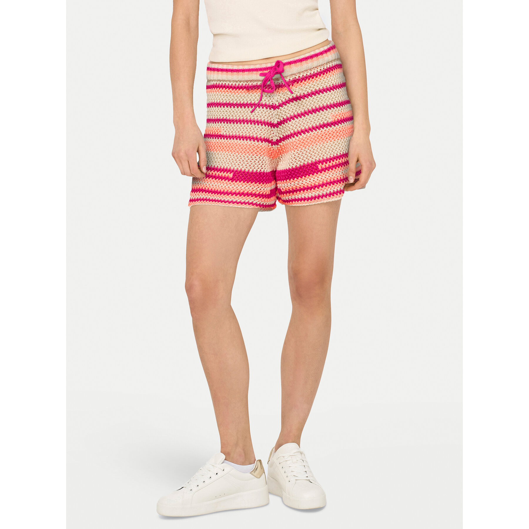 ONLY Stoffshorts Merida 15344405 Rosa Regular Fit