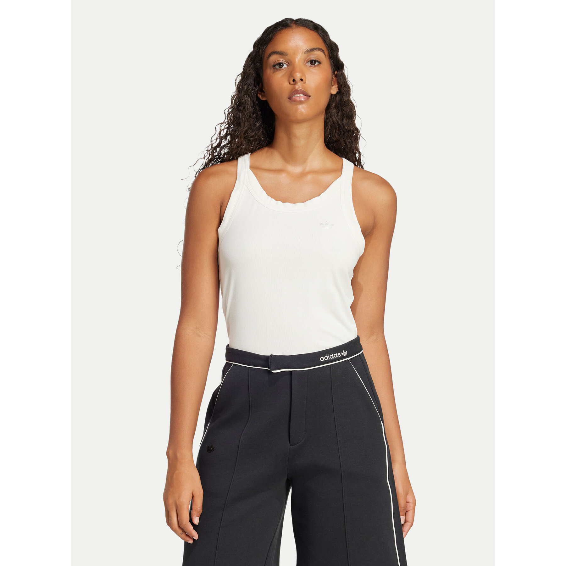 adidas Τοπ Premium Essentials JD4768 Λευκό Slim Fit