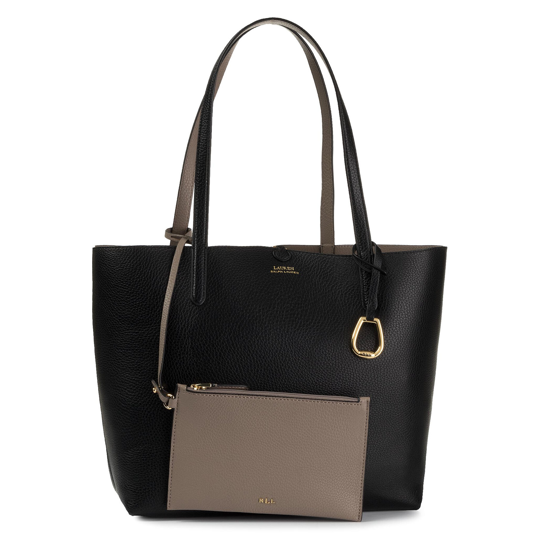 Дамска чанта Lauren Ralph Lauren Rvrsble Tote 431795329001 Черен