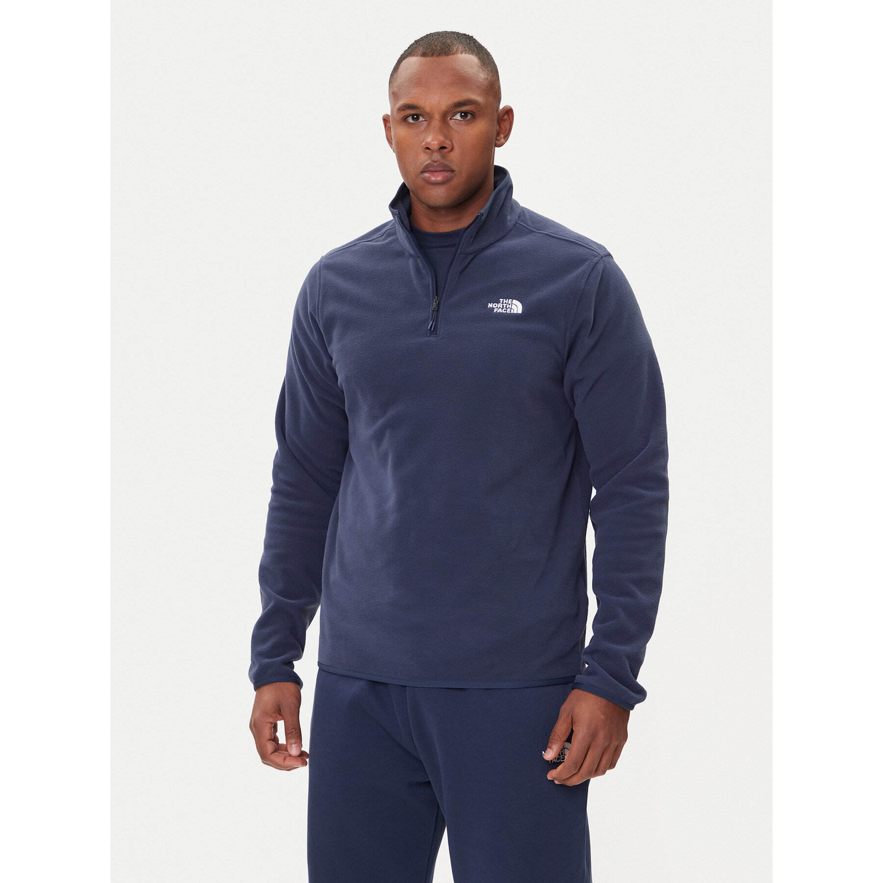 The North Face Fleecejacke Glacier NF0A8D0Q Dunkelblau Regular Fit