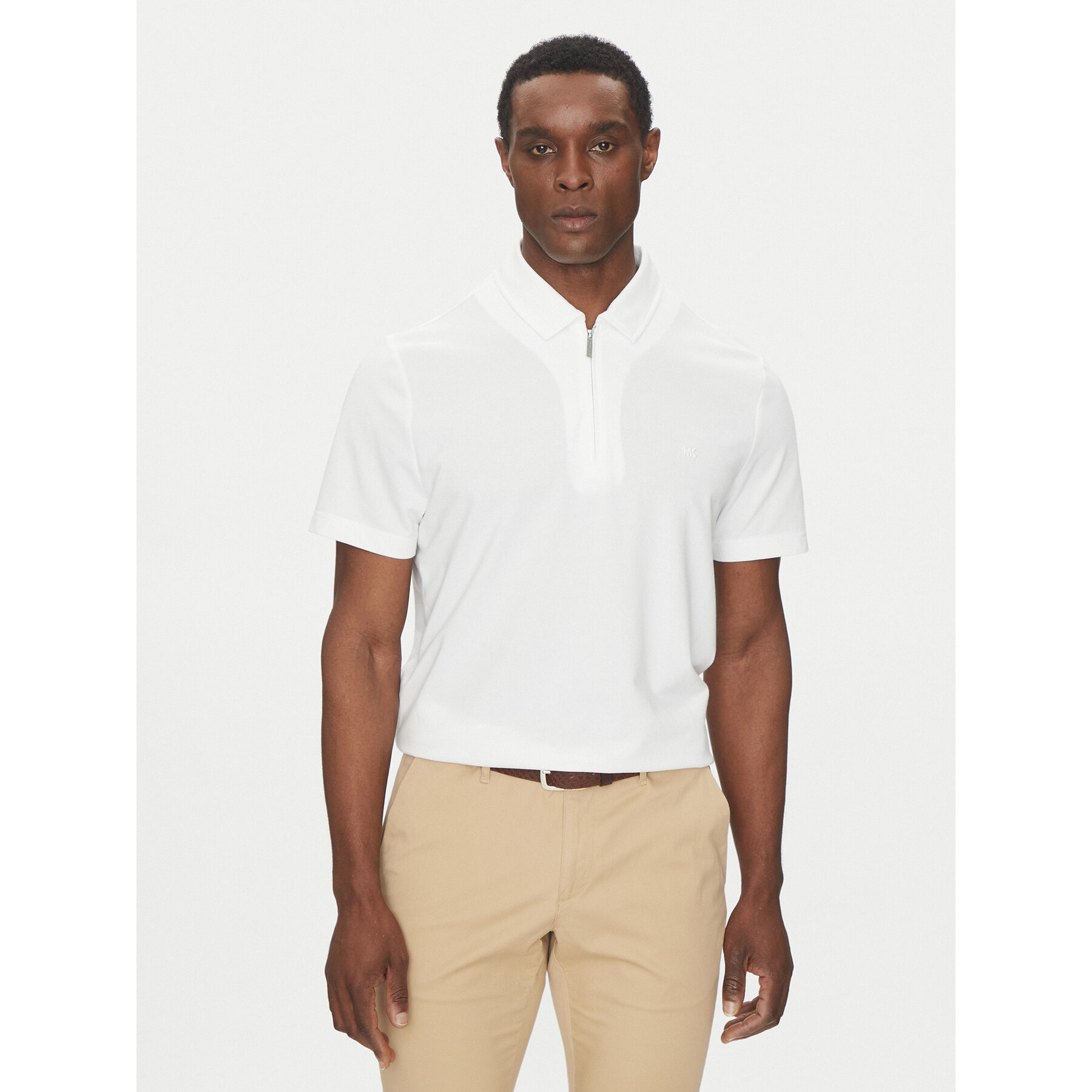 Michael Kors Polo CS552HOHFK Λευκό Regular Fit
