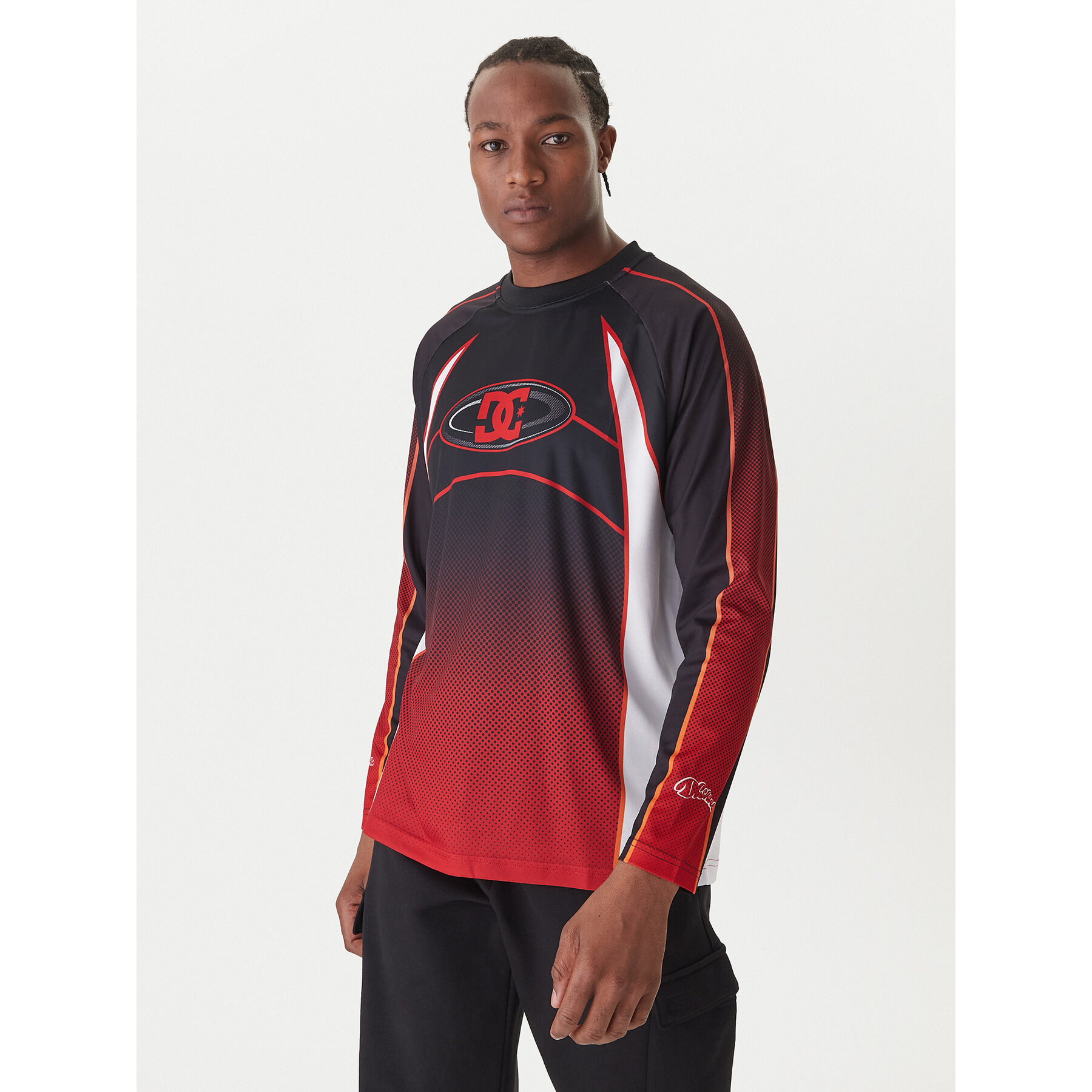 DC Shoes Longsleeve Sylem EDYKT03539 Schwarz Regular Fit
