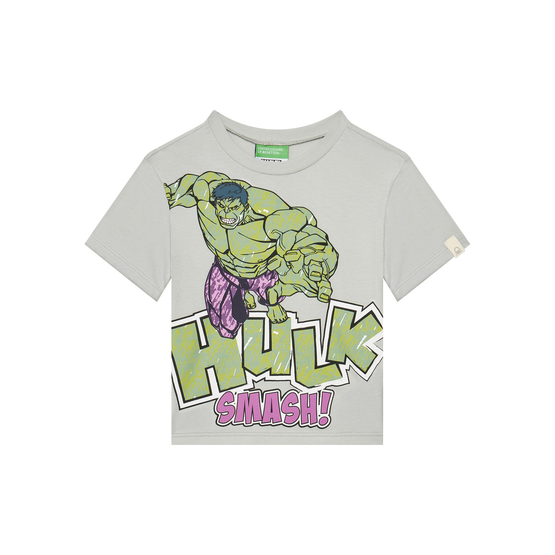 United Colors Of Benetton United Colors Of Benetton T-Shirt 35RYG10I1 Γκρι Regular Fit