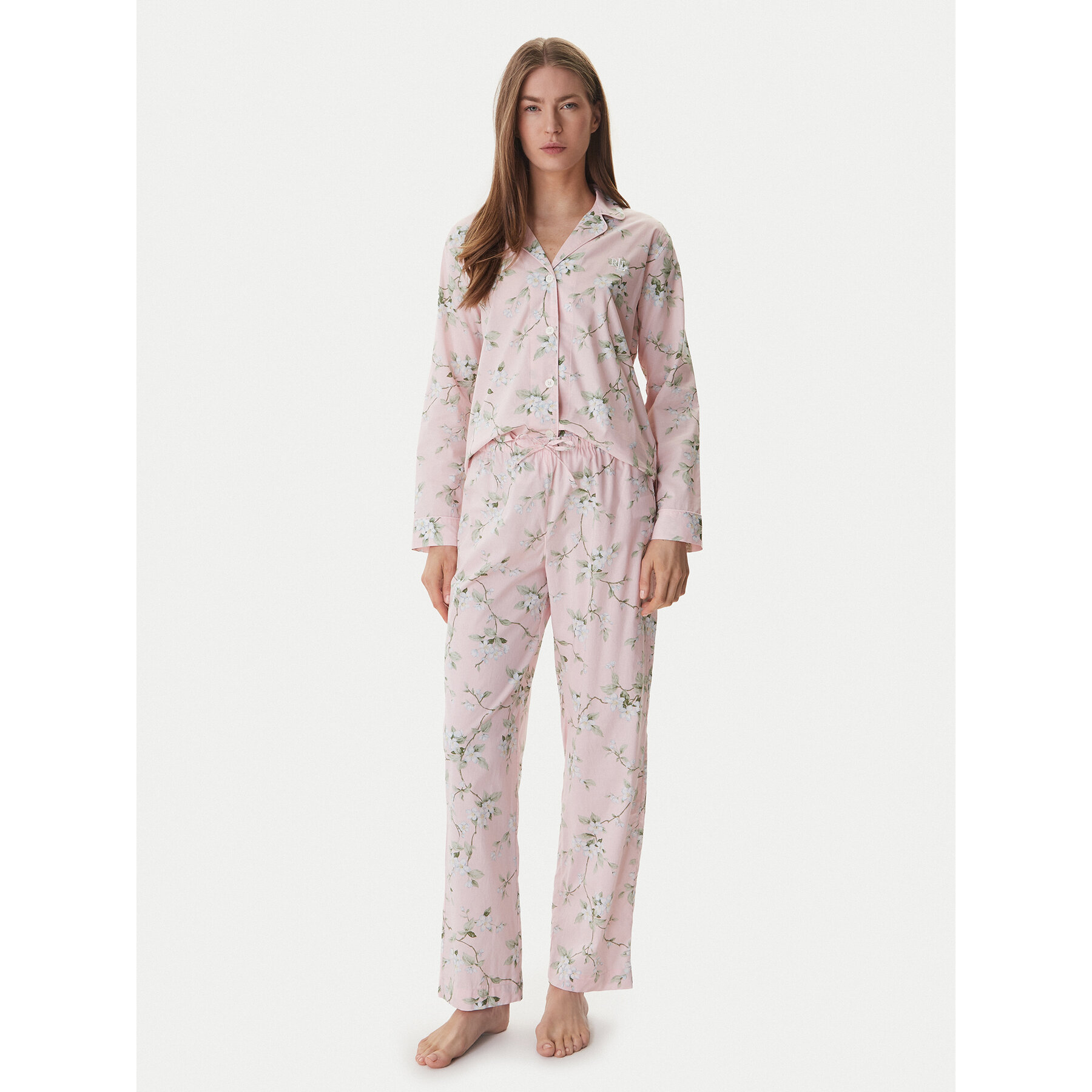 LAUREN RALPH LAUREN Πιτζάμα ILN92493 Ροζ Relaxed Fit