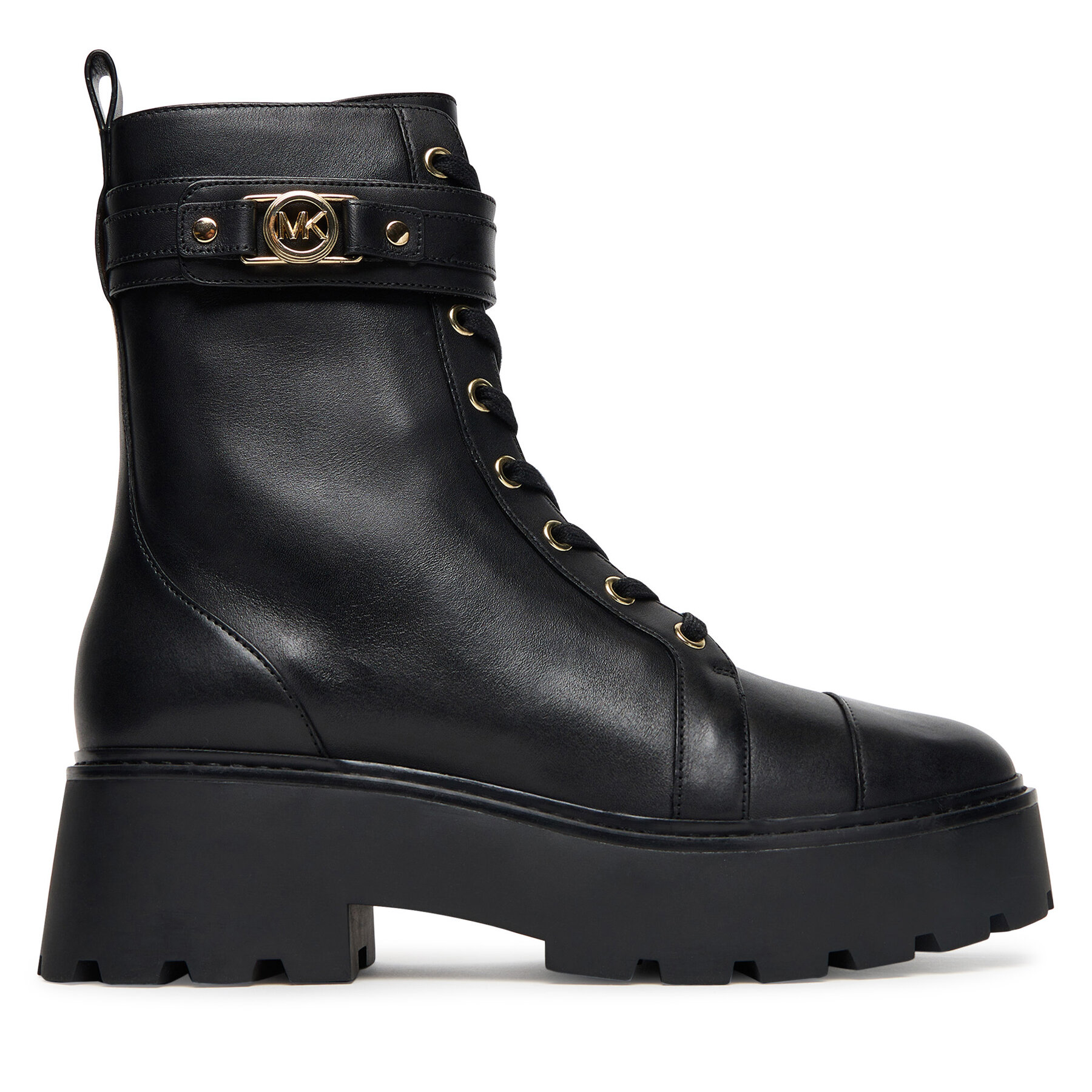Šnurovacia obuv MICHAEL Michael Kors Mandy 40T5MAFE5L Čierna