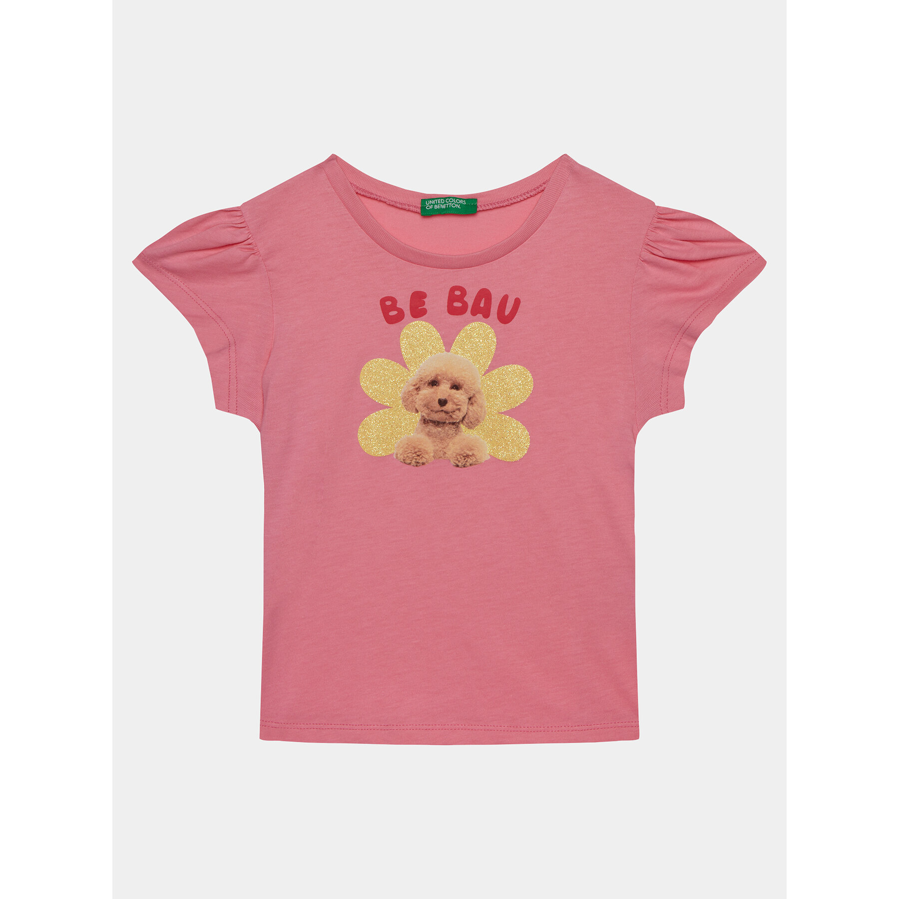 United Colors Of Benetton T-Shirt 3I1XG10DR Ροζ Regular Fit