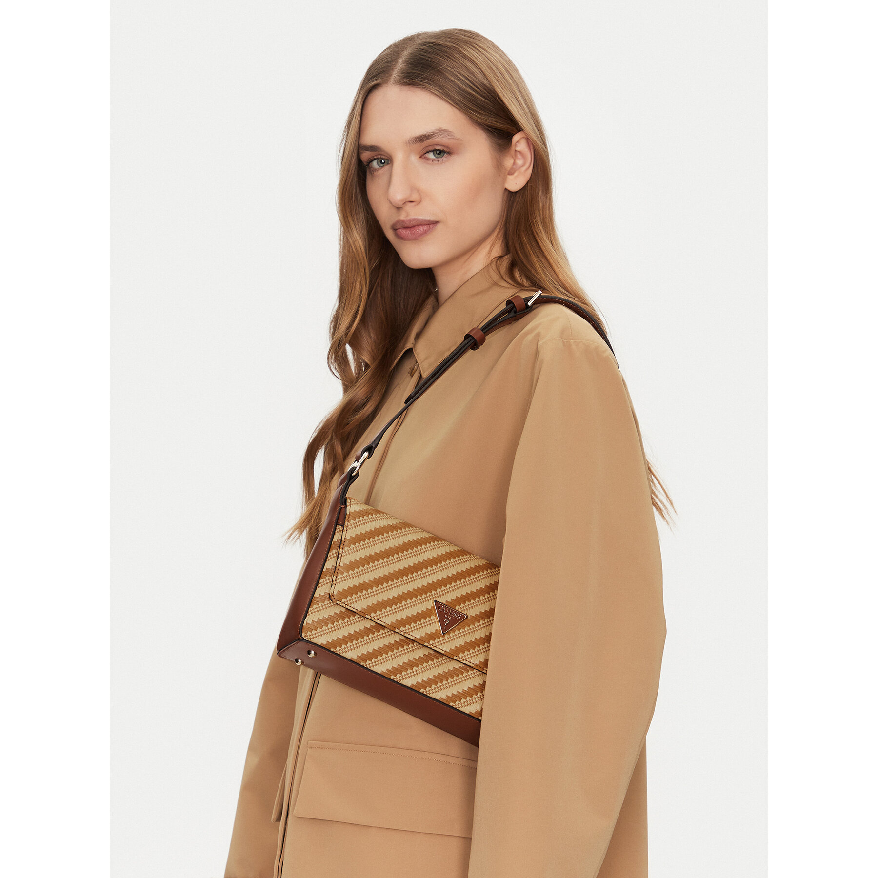 Táska Guess HWWG92 10190 Bézs