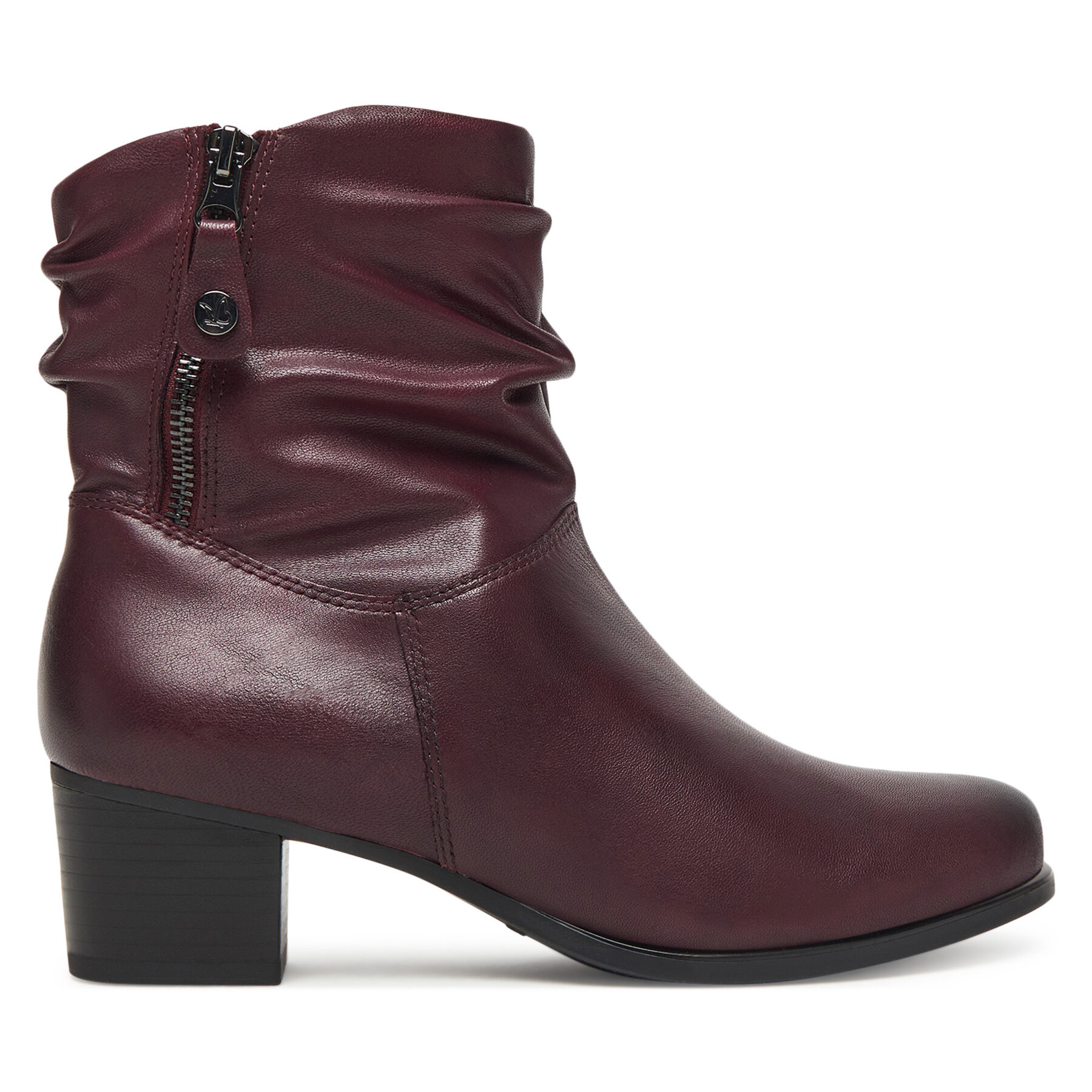 Damen Stiefeletten Caprice, Schuhgröße 39, Dunkelrot, 9-25348-41